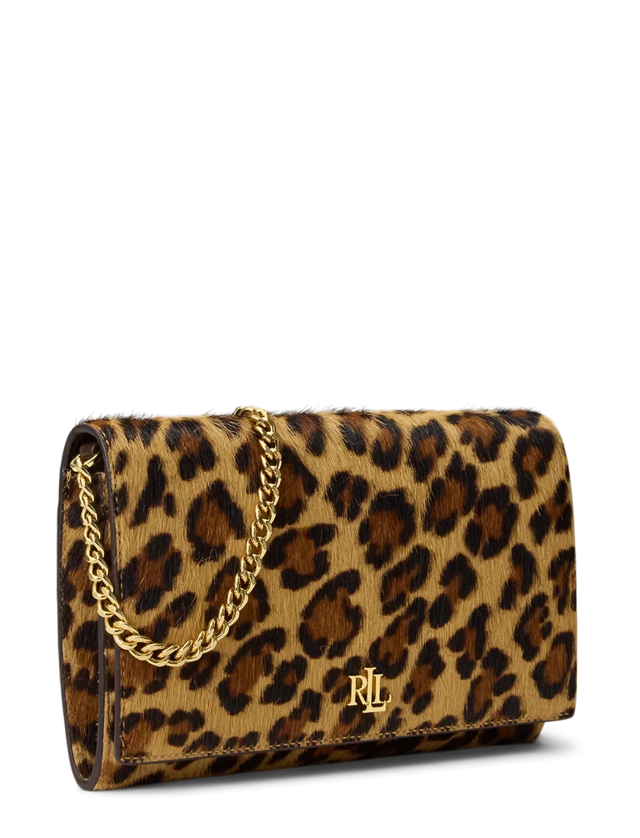 Lauren Ralph Lauren - Print Haircalf Medium Adair II Crossbody - modern leopard/ch - 2
