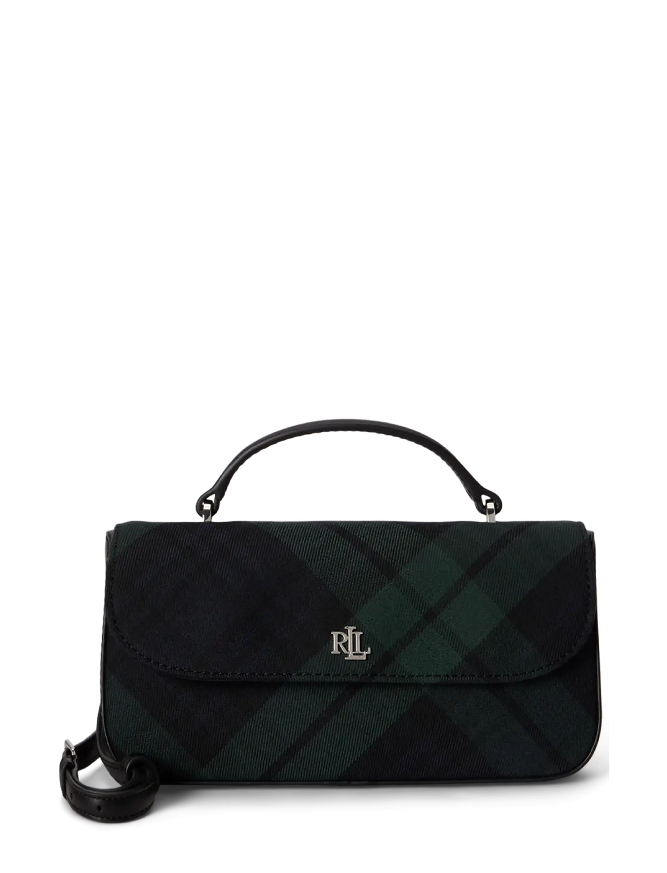 Black Watch Twill Marcy Crossbody Wallet