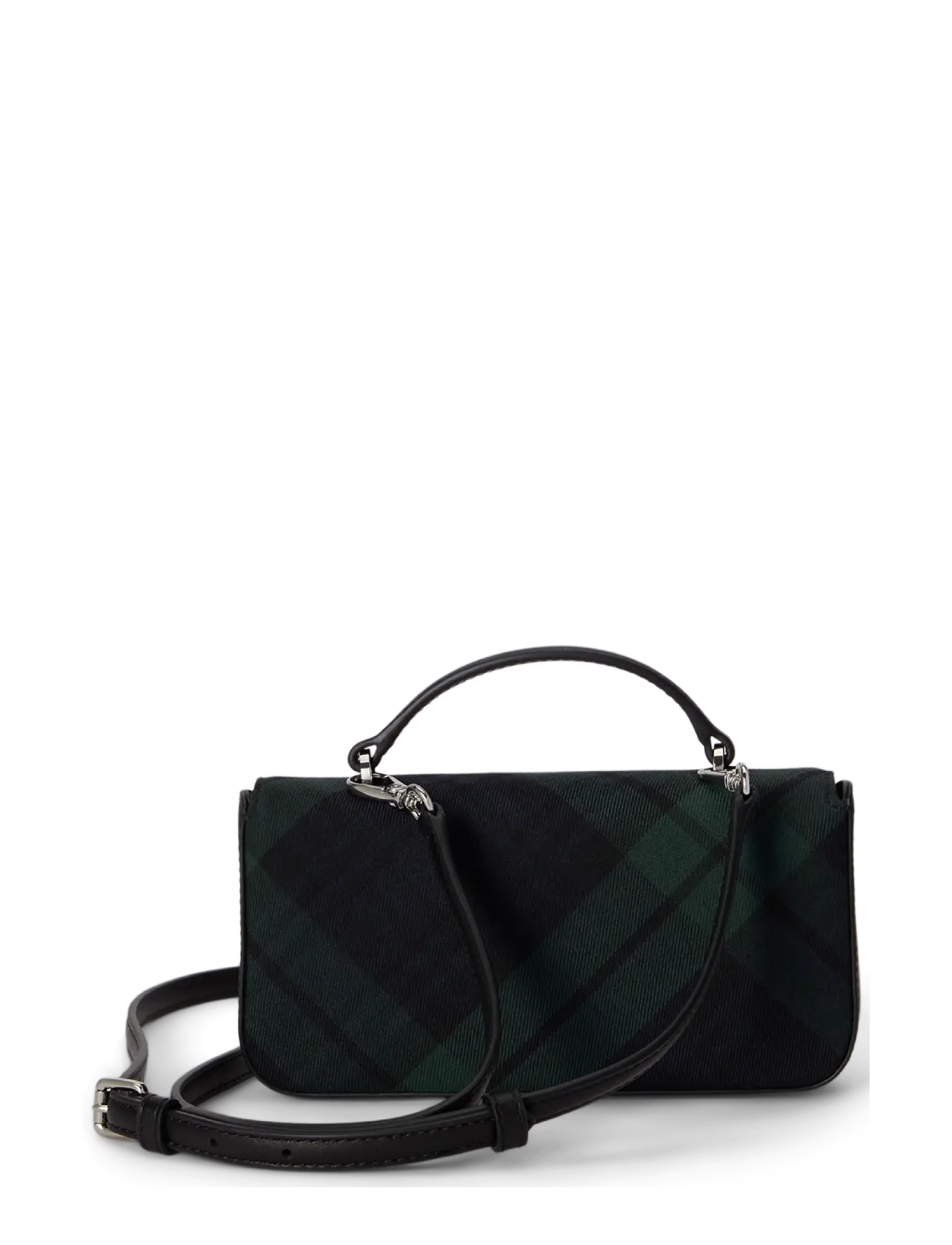 Lauren Ralph Lauren - Black Watch Twill Marcy Crossbody Wallet - black watch tarta - 1