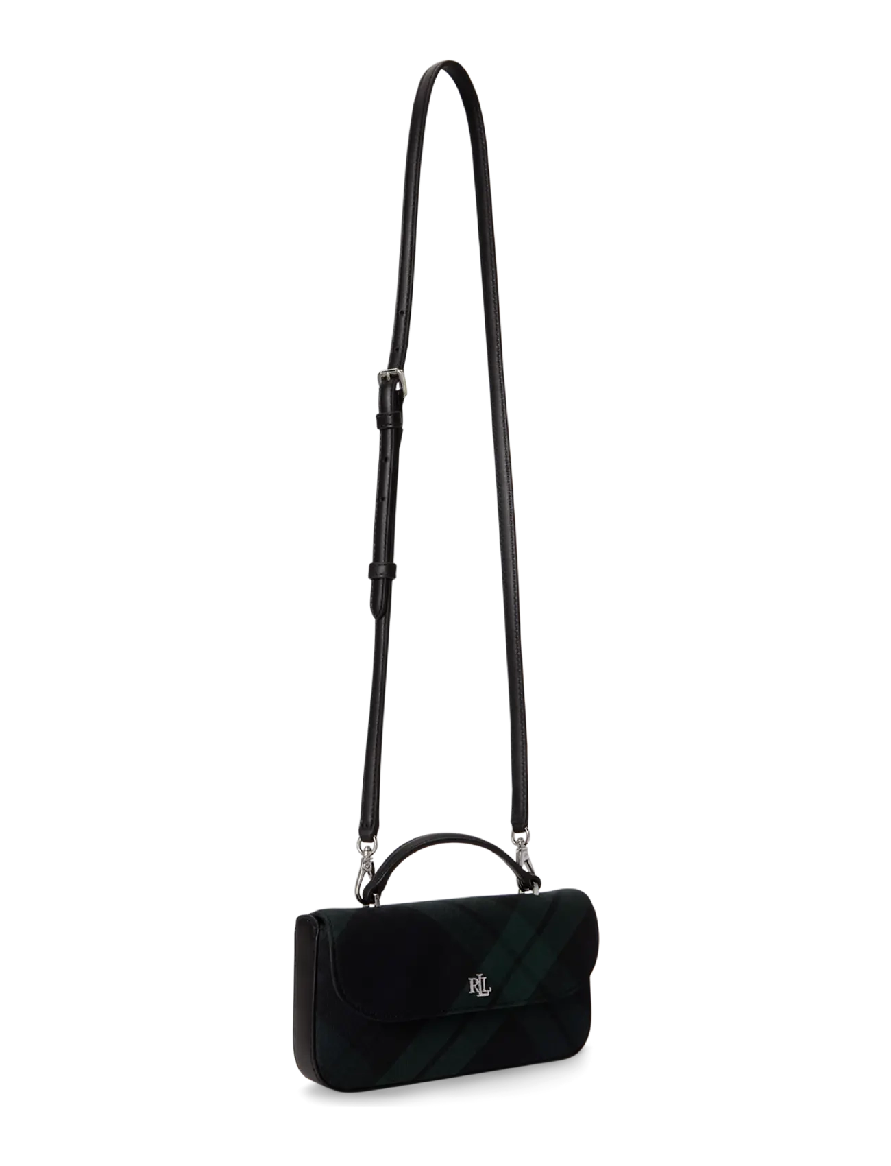 Lauren Ralph Lauren - Black Watch Twill Marcy Crossbody Wallet - black watch tarta - 2