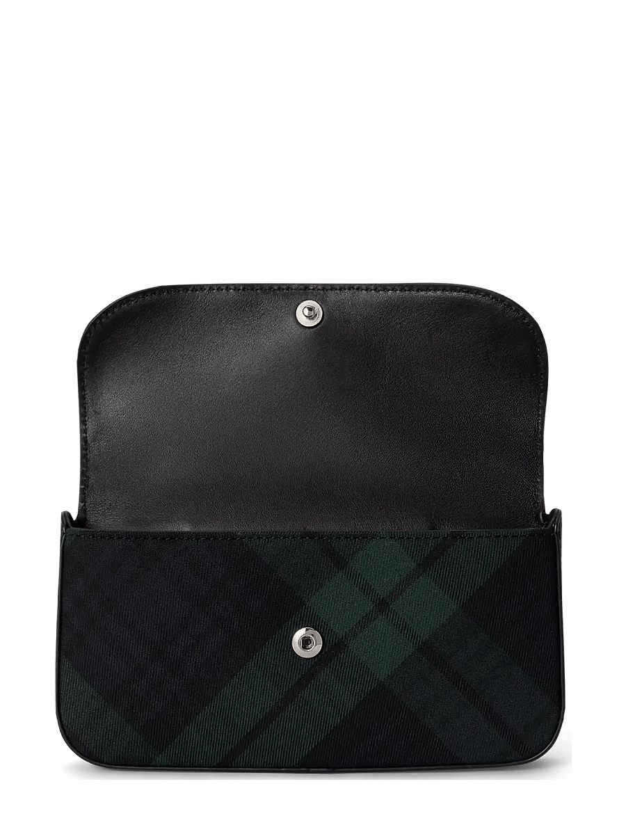 Lauren Ralph Lauren - Black Watch Twill Marcy Crossbody Wallet - black watch tarta - 3