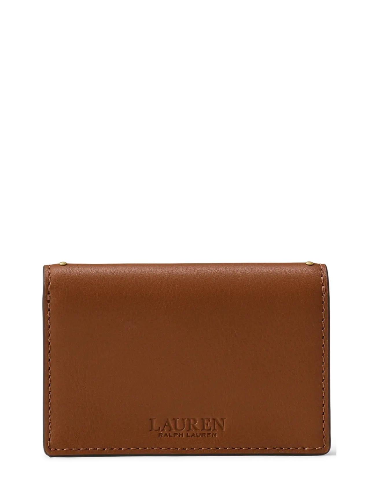 Lauren Ralph Lauren - Studded Leather Small Tasha Card Case - lauren tan - 1