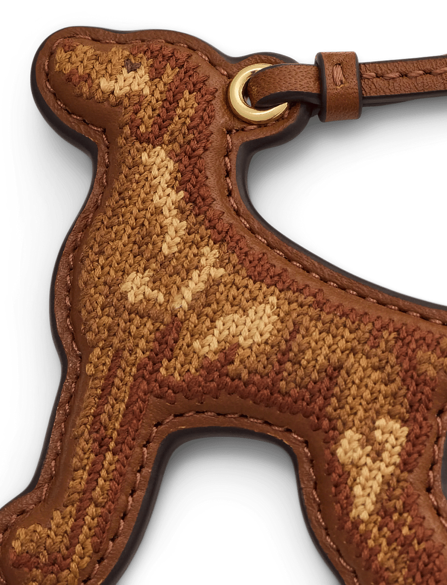 Lauren Ralph Lauren - Embroidered Vizsla Charm - porte-clés & breloques pour sacs - lauren tan - 3