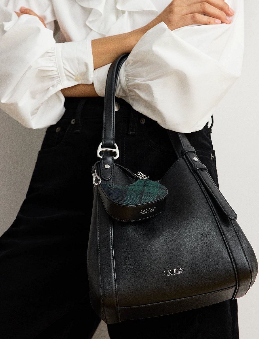 Lauren Ralph Lauren - Black Watch Plaid Twill Marcy Charm - võtmehoidjad ja kotiripatsid - black watch tarta - 2