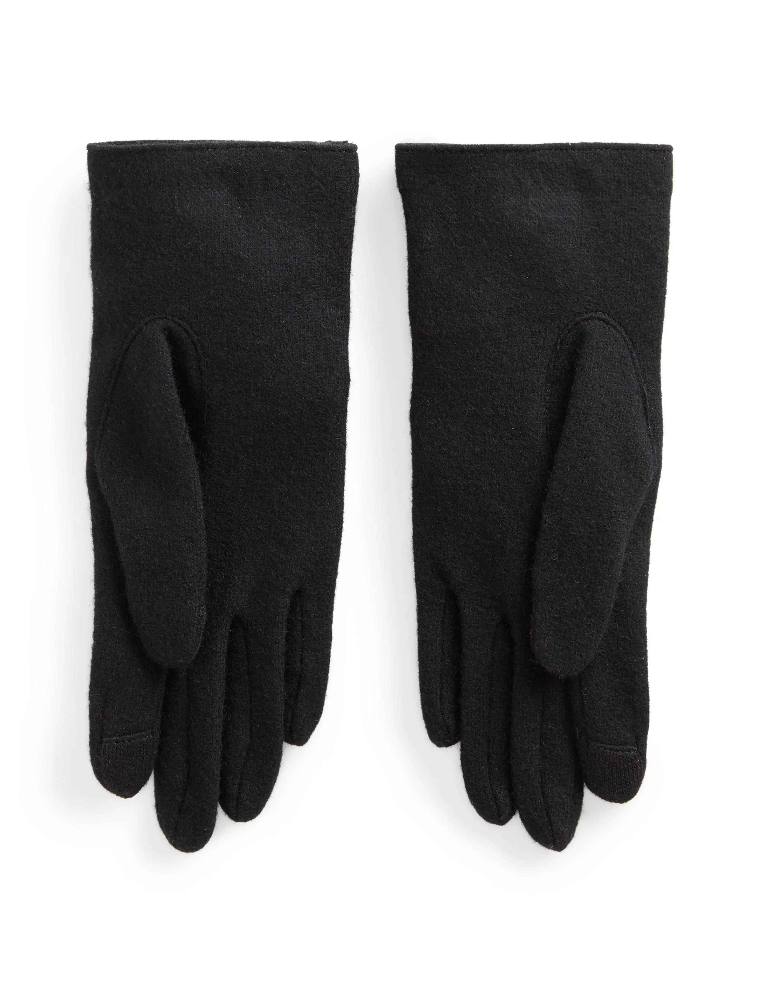 Lauren Ralph Lauren Two-Button Tech Gloves - Accessoarer - BLACK / black