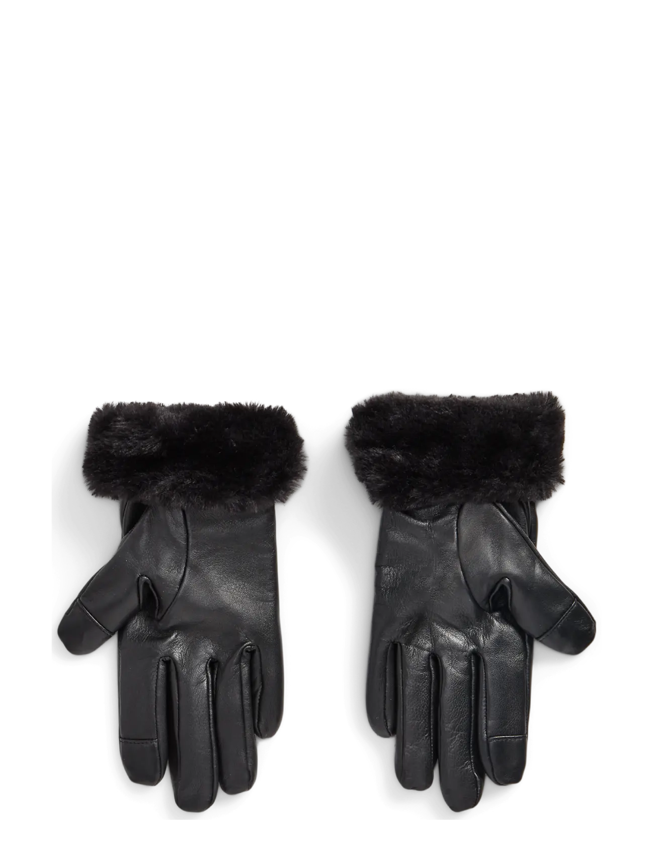 Lauren Ralph Lauren - Sheepskin Tech Gloves - fingervantar - black - 3