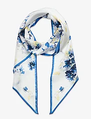 Lauren Ralph Lauren - Phylicia Floral Silk Twill Scarf - kevyet huivit - white - 0