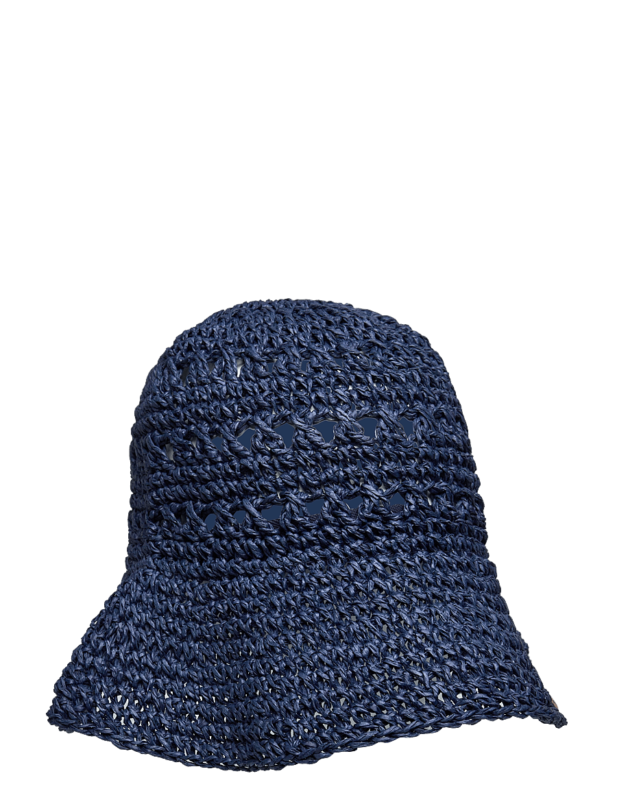 Lauren Ralph Lauren - Crocheted Straw Bucket Hat - indigo dusk - 0