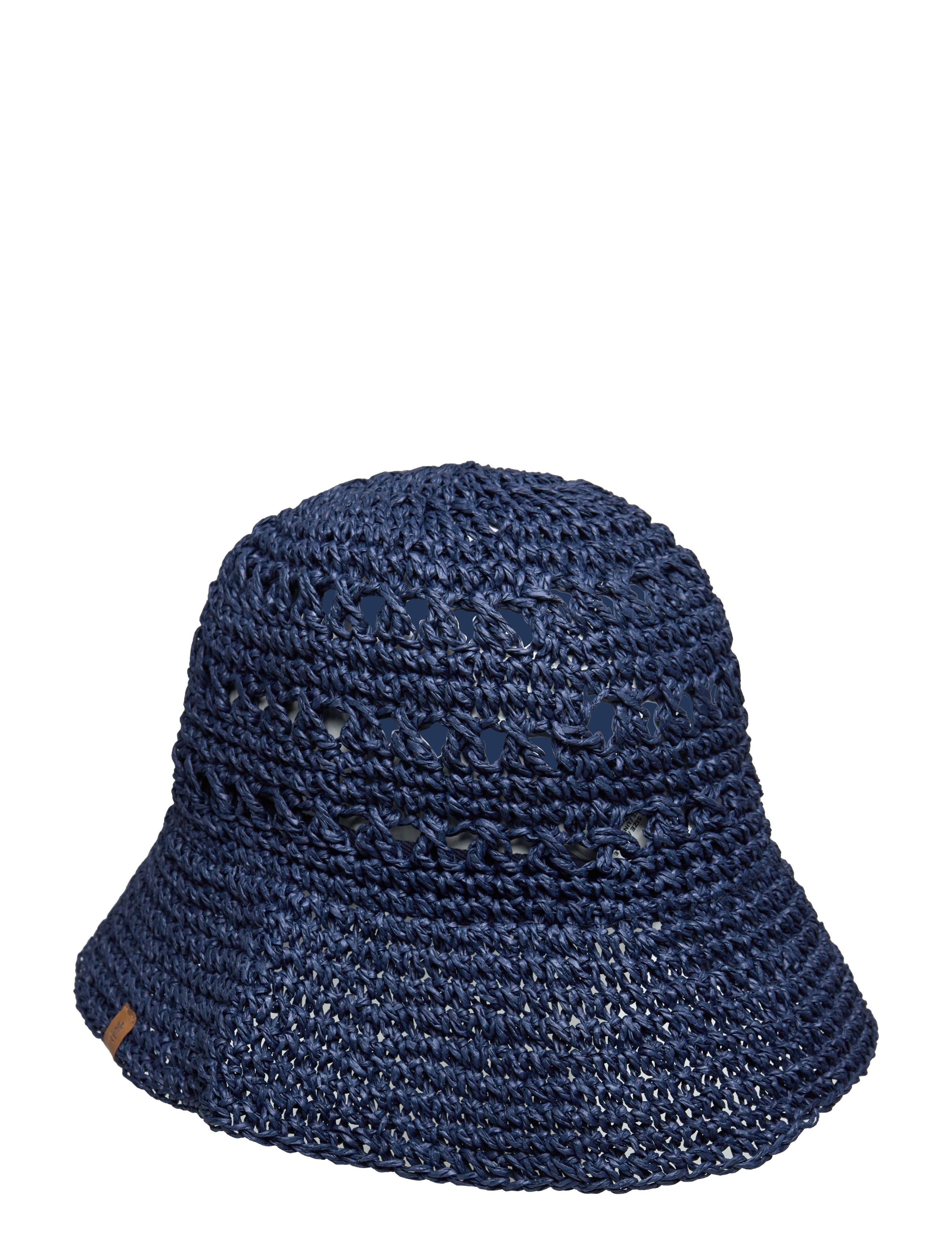 Lauren Ralph Lauren - Crocheted Straw Bucket Hat - indigo dusk - 1