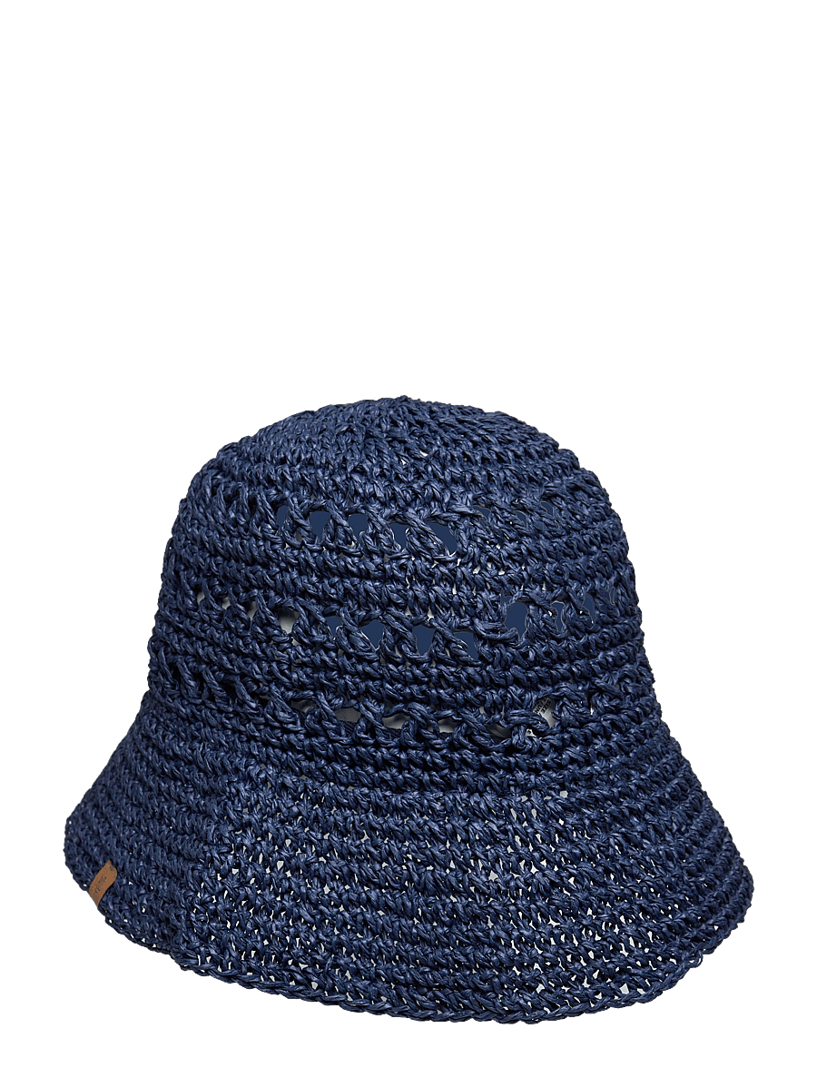 Lauren Ralph Lauren - Crocheted Straw Bucket Hat - indigo dusk - 1