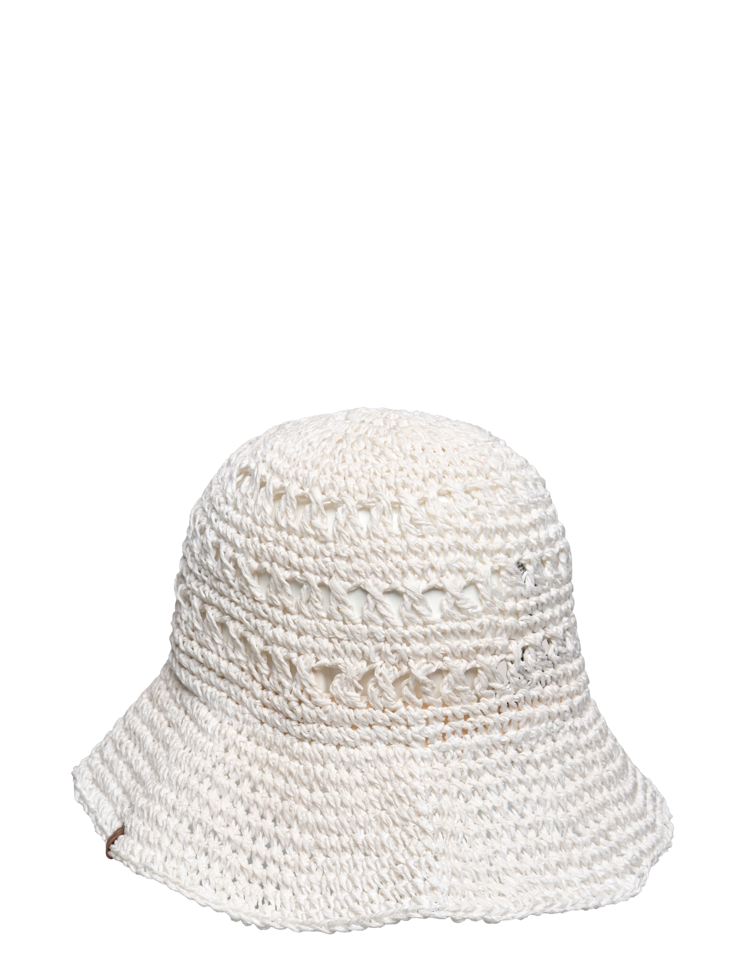 Lauren Ralph Lauren - Crocheted Straw Bucket Hat - silk white - 1