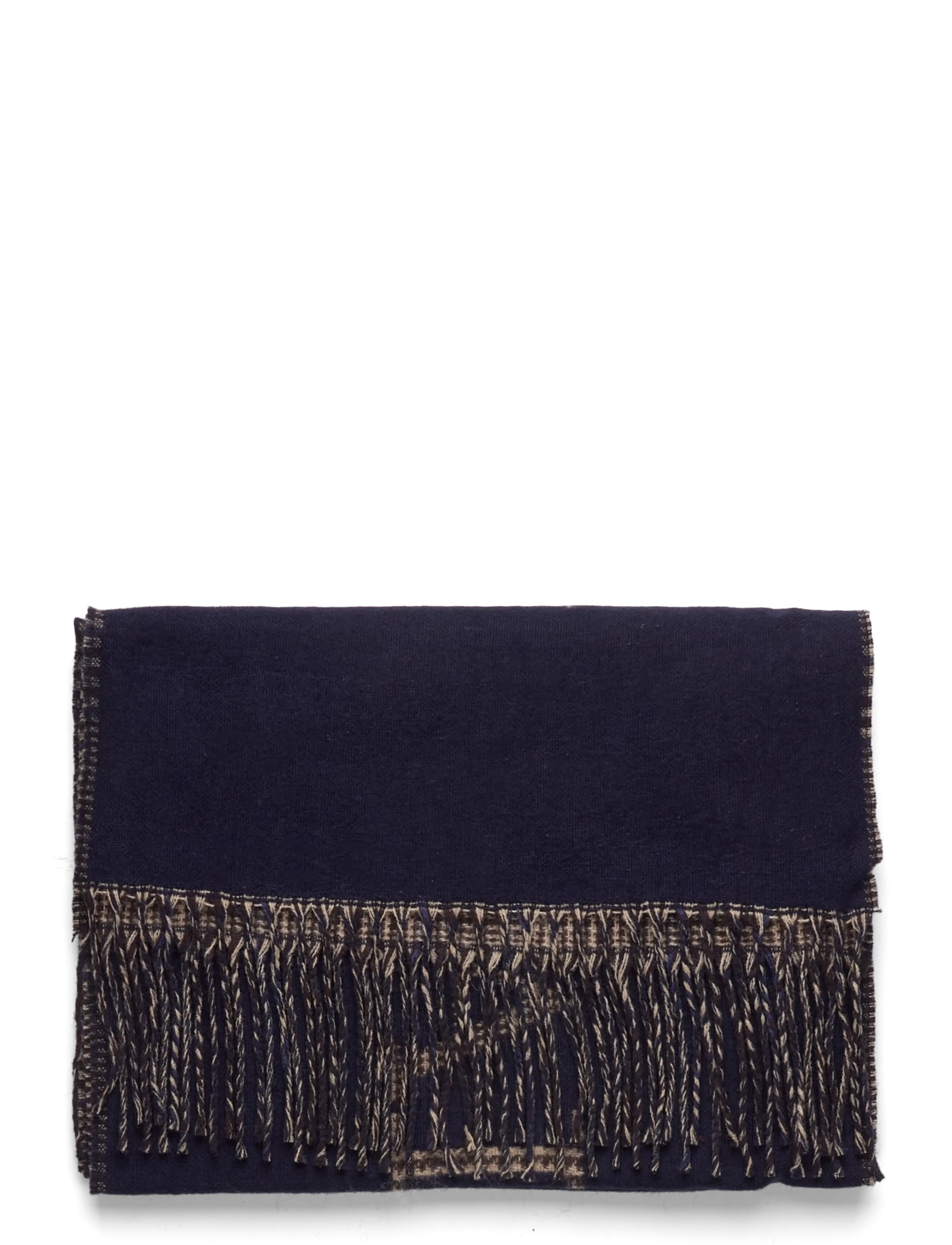 Lauren Ralph Lauren - Reversible Logo Jacquard Scarf - navy - 1