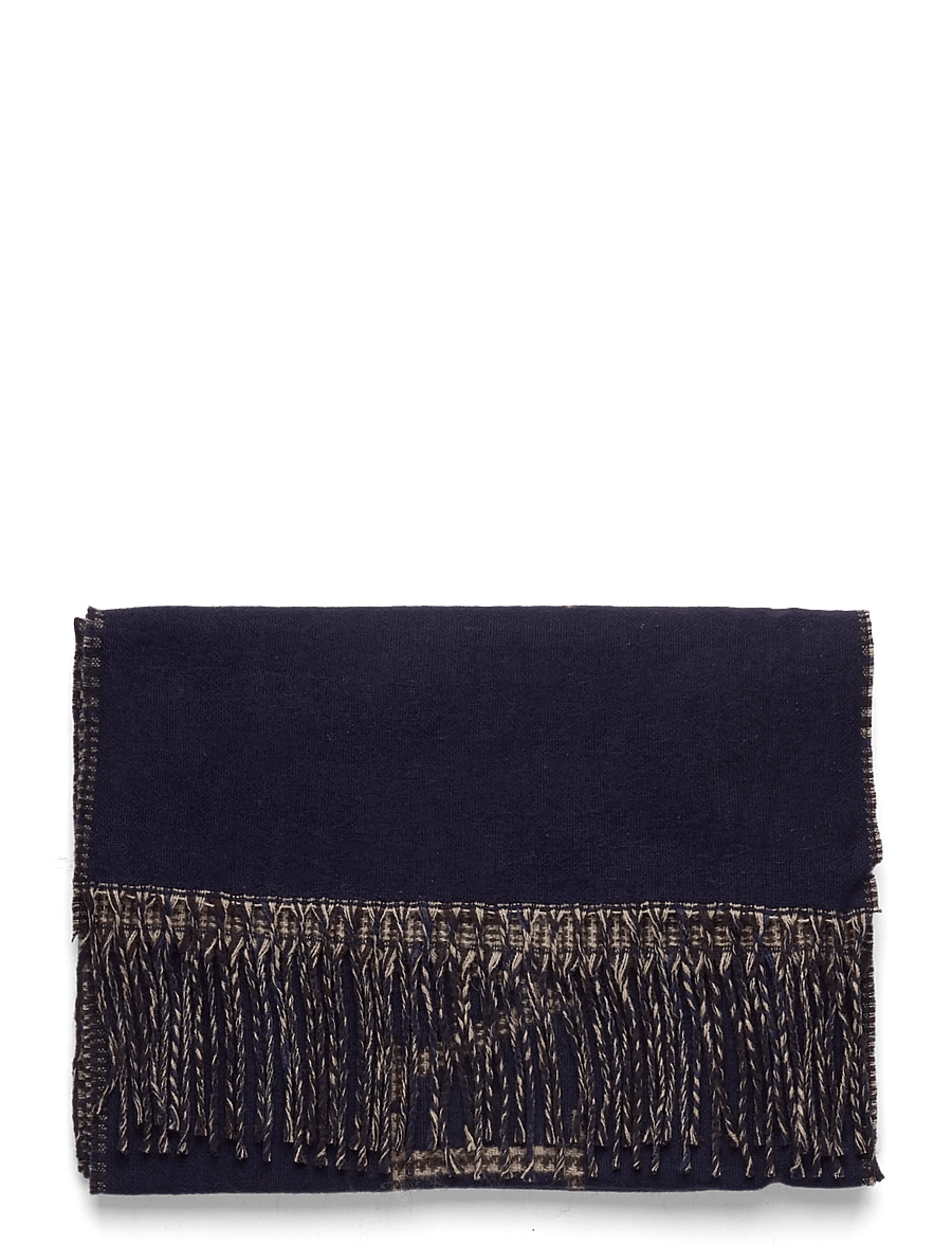 Lauren Ralph Lauren - Reversible Logo Jacquard Scarf - navy - 1