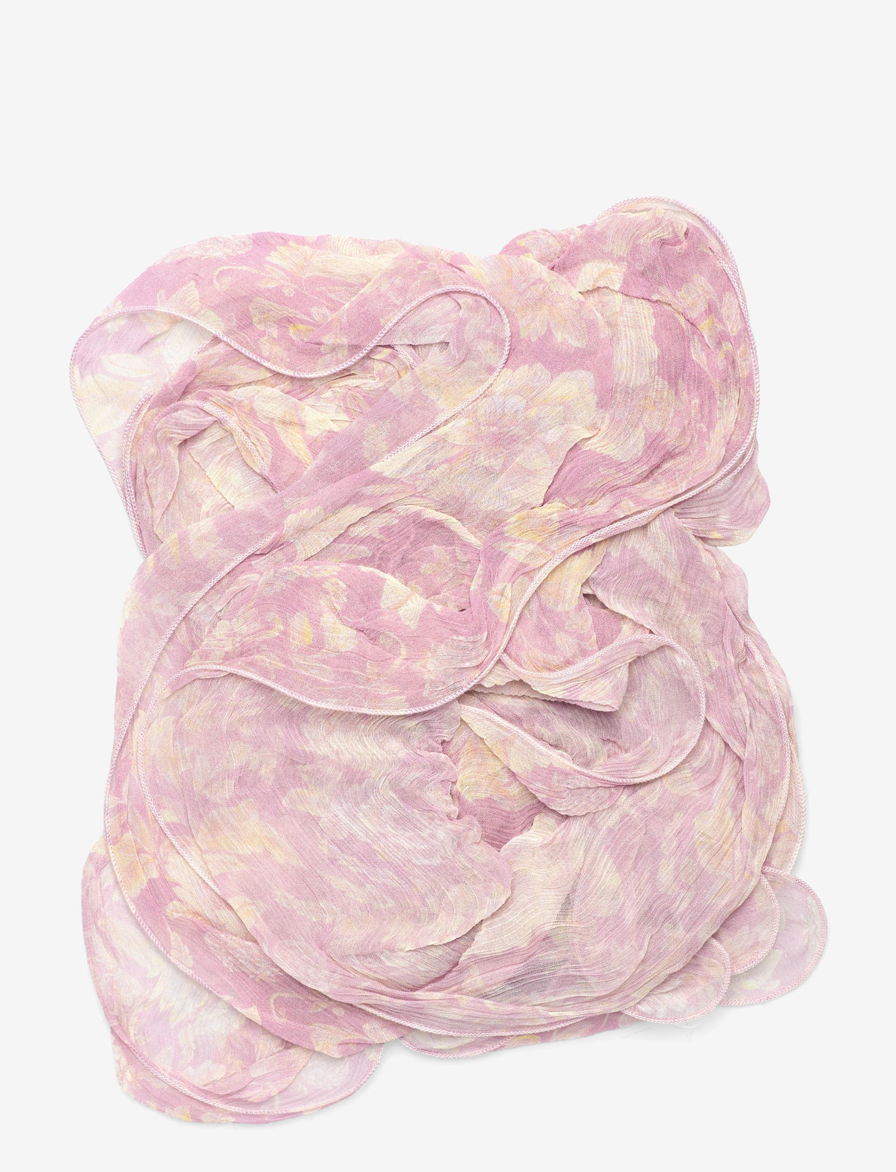 Lauren Ralph Lauren - Floral Ruffled Scarf - tynde tørklæder - rose mauve - 1