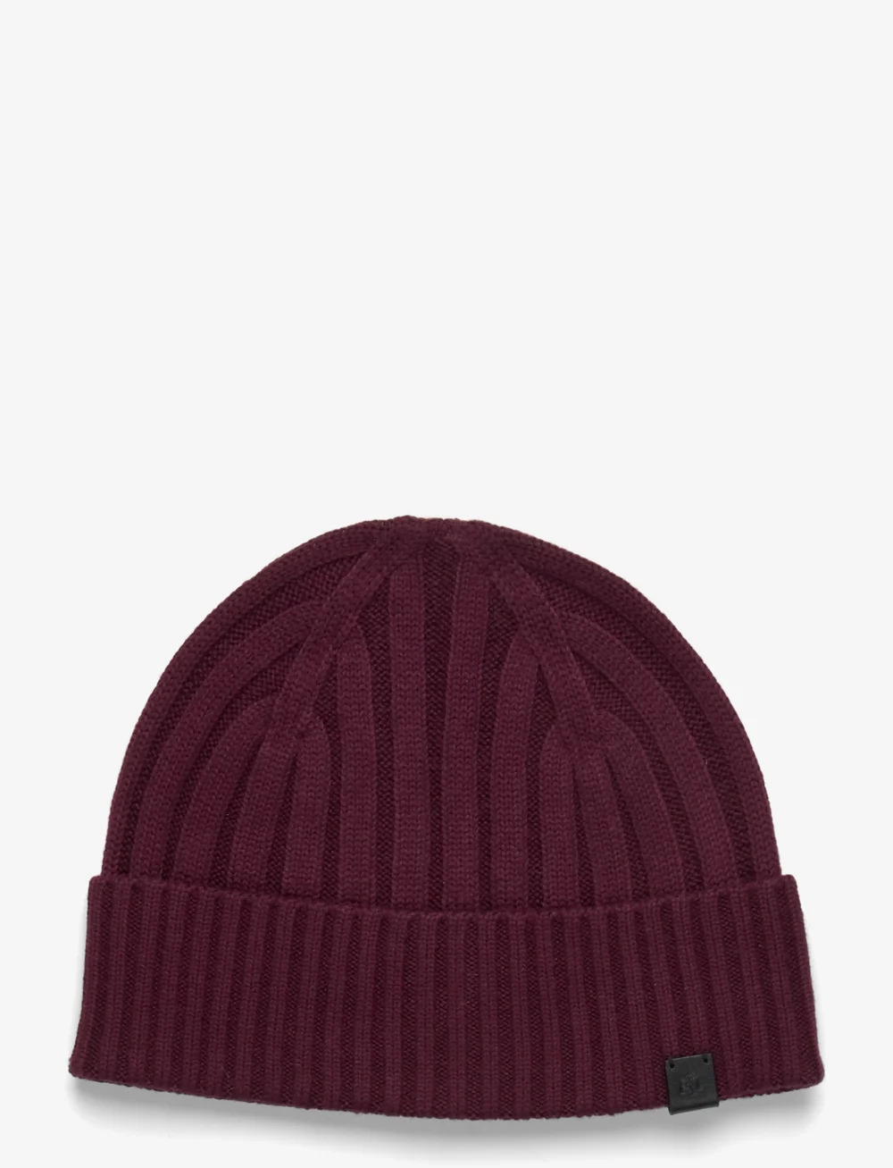 Lauren Ralph Lauren - POLYESTER BLEND-RIB HAT - mützen - dark garnet - 0