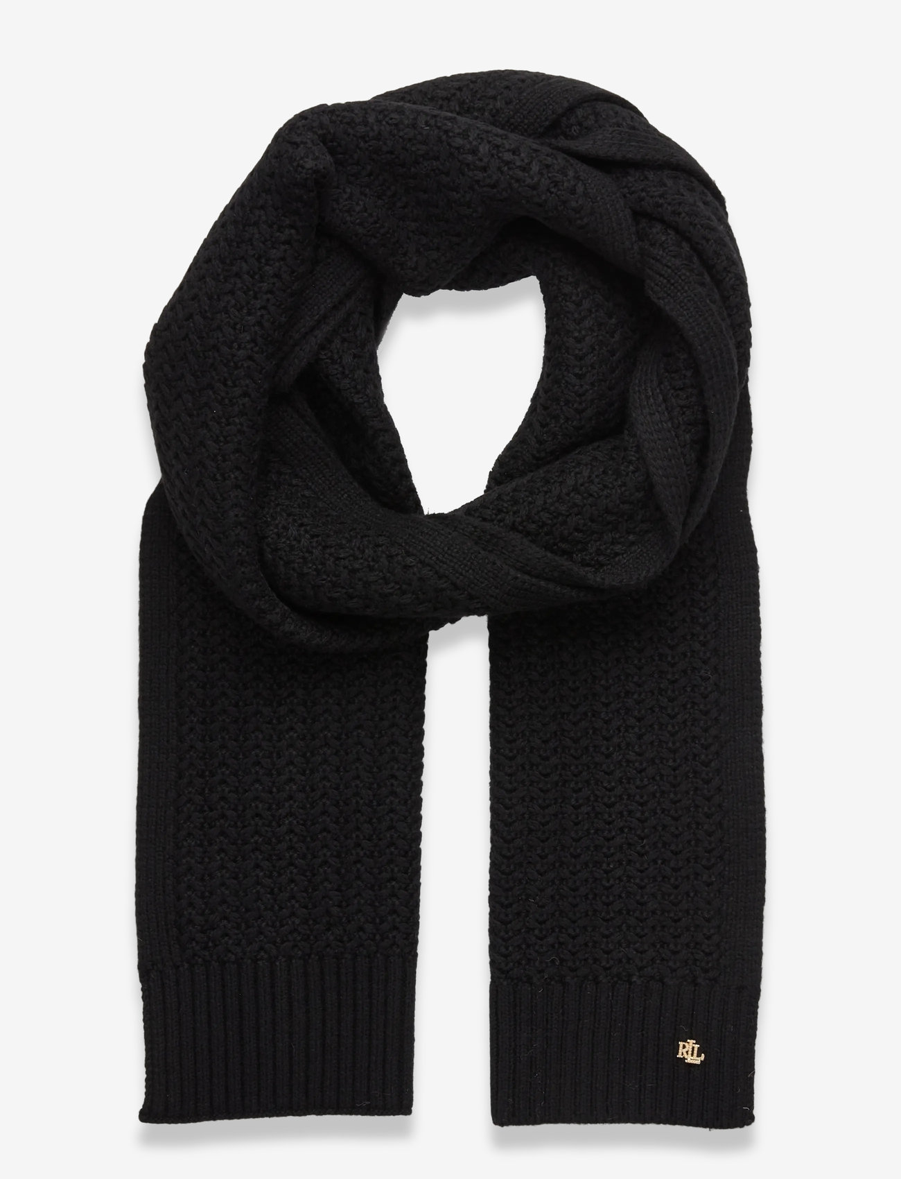 Lauren Ralph Lauren - POLYESTER BLEND-KNT BRT SCF GLV GTS - winterschals - black - 3