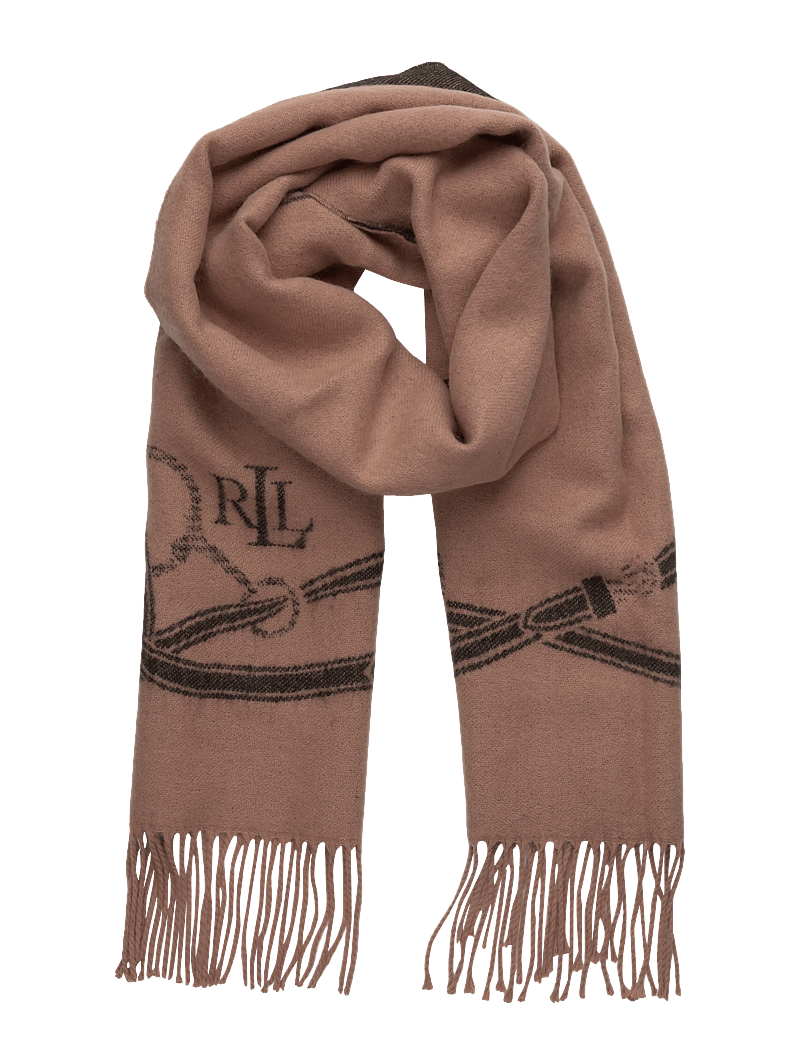 Lauren Ralph Lauren - Belting-Motif Scarf & Beanie Gift Set - adītas cepures - classic camel - 4