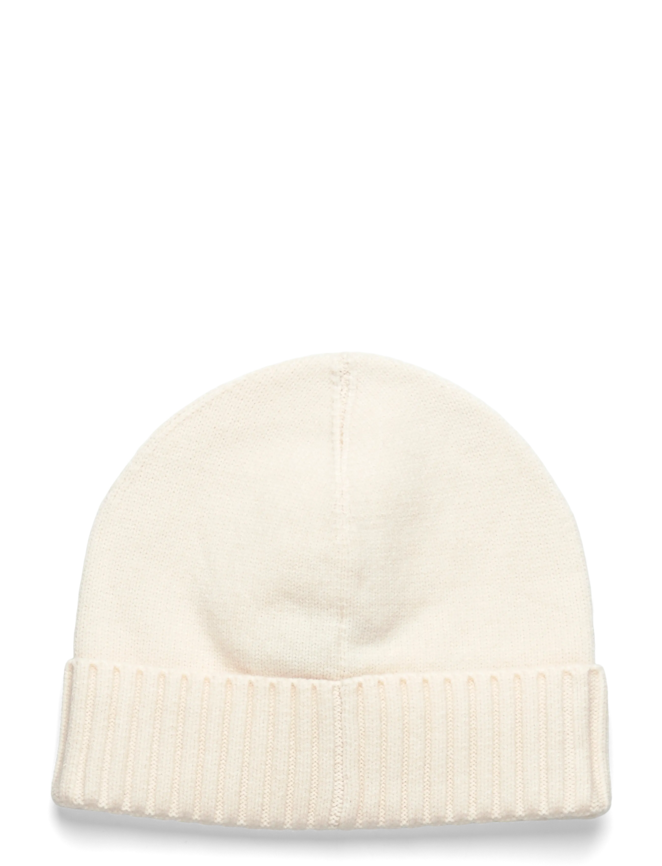 Lauren Ralph Lauren - Button-Trim Knit Beanie - beanies - cream - 1