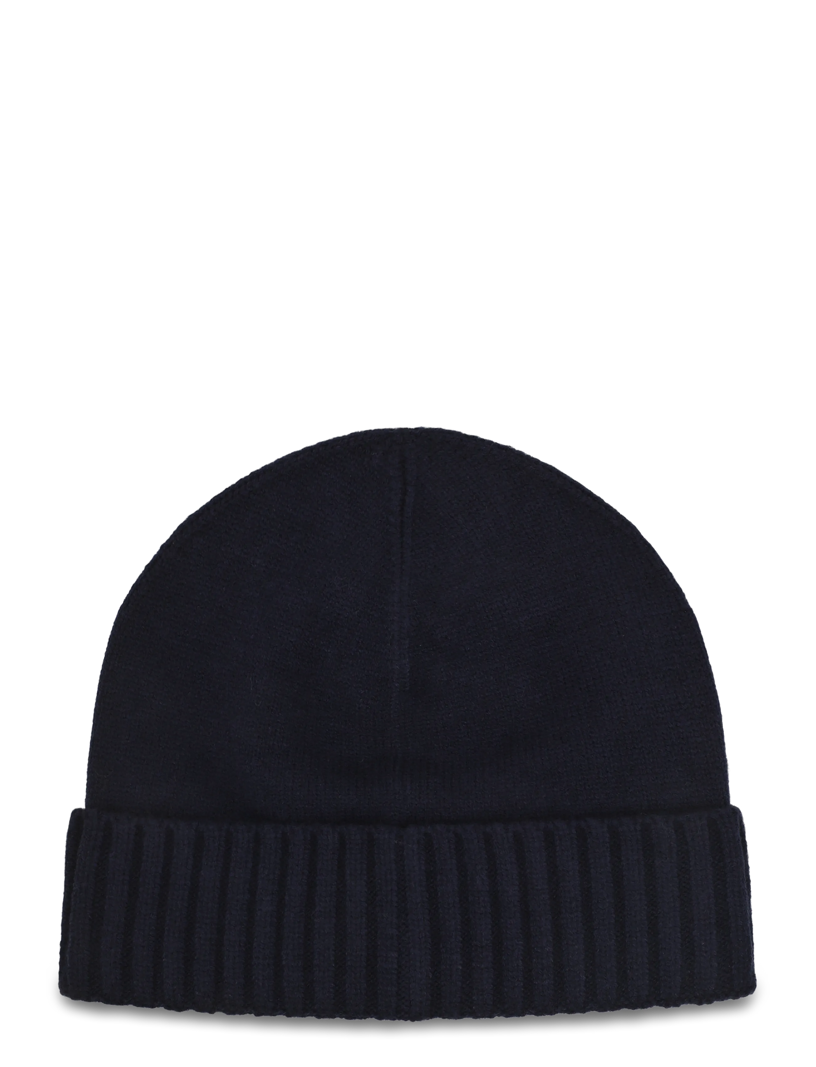Lauren Ralph Lauren - WOOL BLEND-CREST KNIT BEANIE - accessories - navy - 1