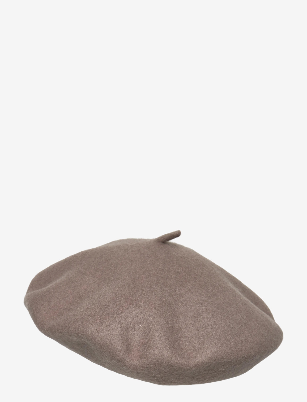 Lauren Ralph Lauren - Script-Logo Felted Wool Beret - mütsid ja nokkmütsid - taupe - 1