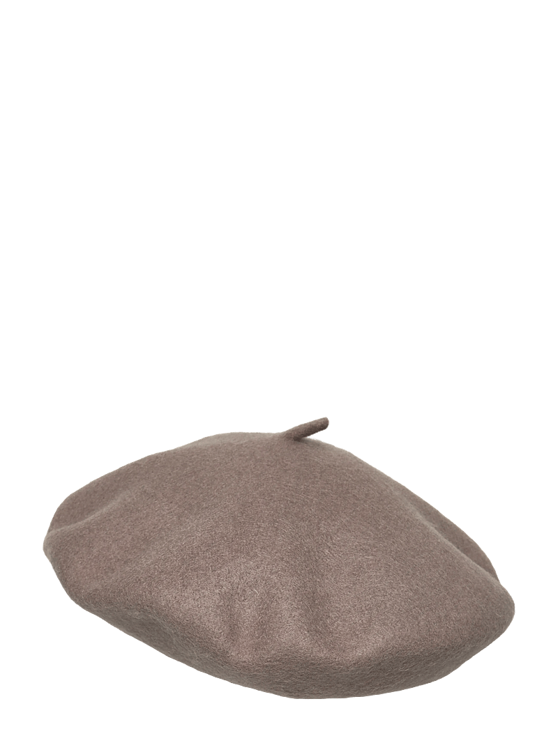 Lauren Ralph Lauren - Script-Logo Felted Wool Beret - mütsid ja nokkmütsid - taupe - 1