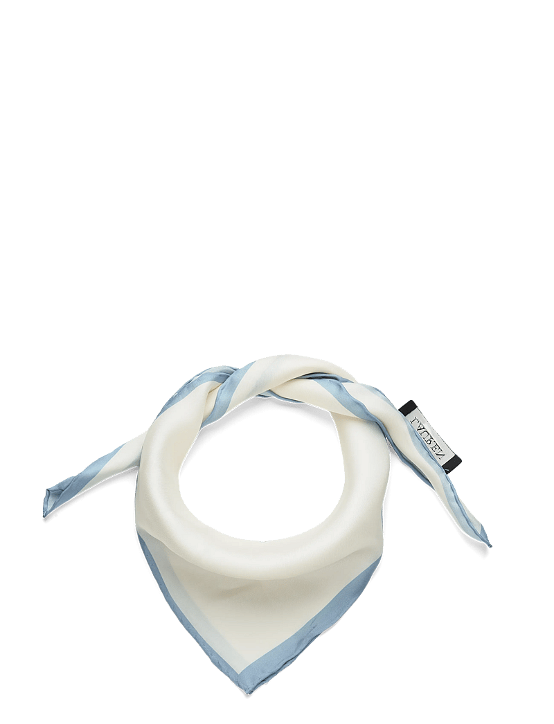 Lauren Ralph Lauren - Golden Retriever Silk Square Scarf - sjalar - cream - 0