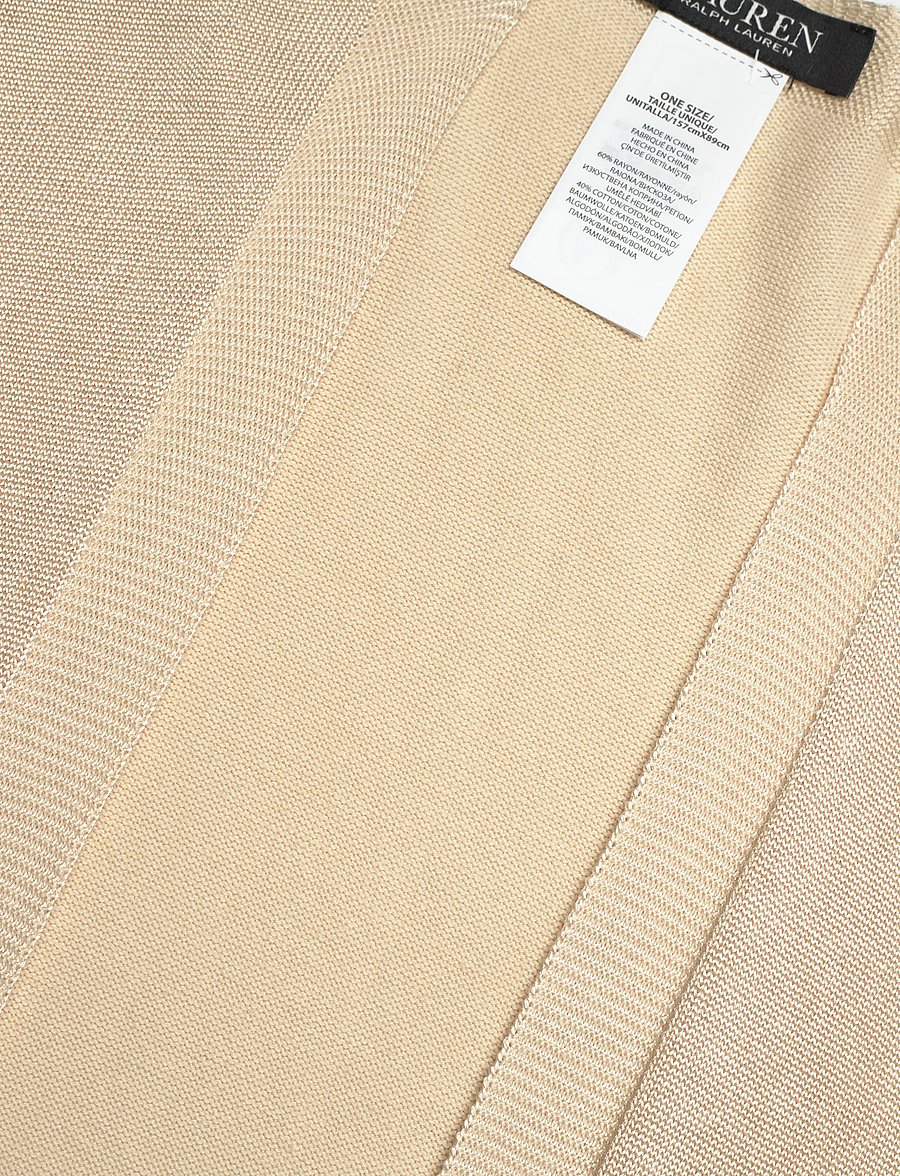 Lauren Ralph Lauren - Belting-Motif Jacquard Ruana - suvekleidid - birch tan - 2