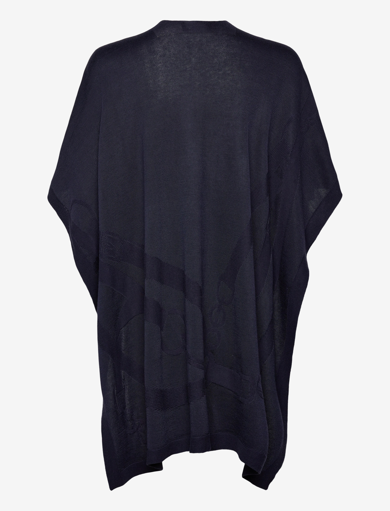 Lauren Ralph Lauren - Belting-Motif Jacquard Ruana - summer dresses - refined navy - 1