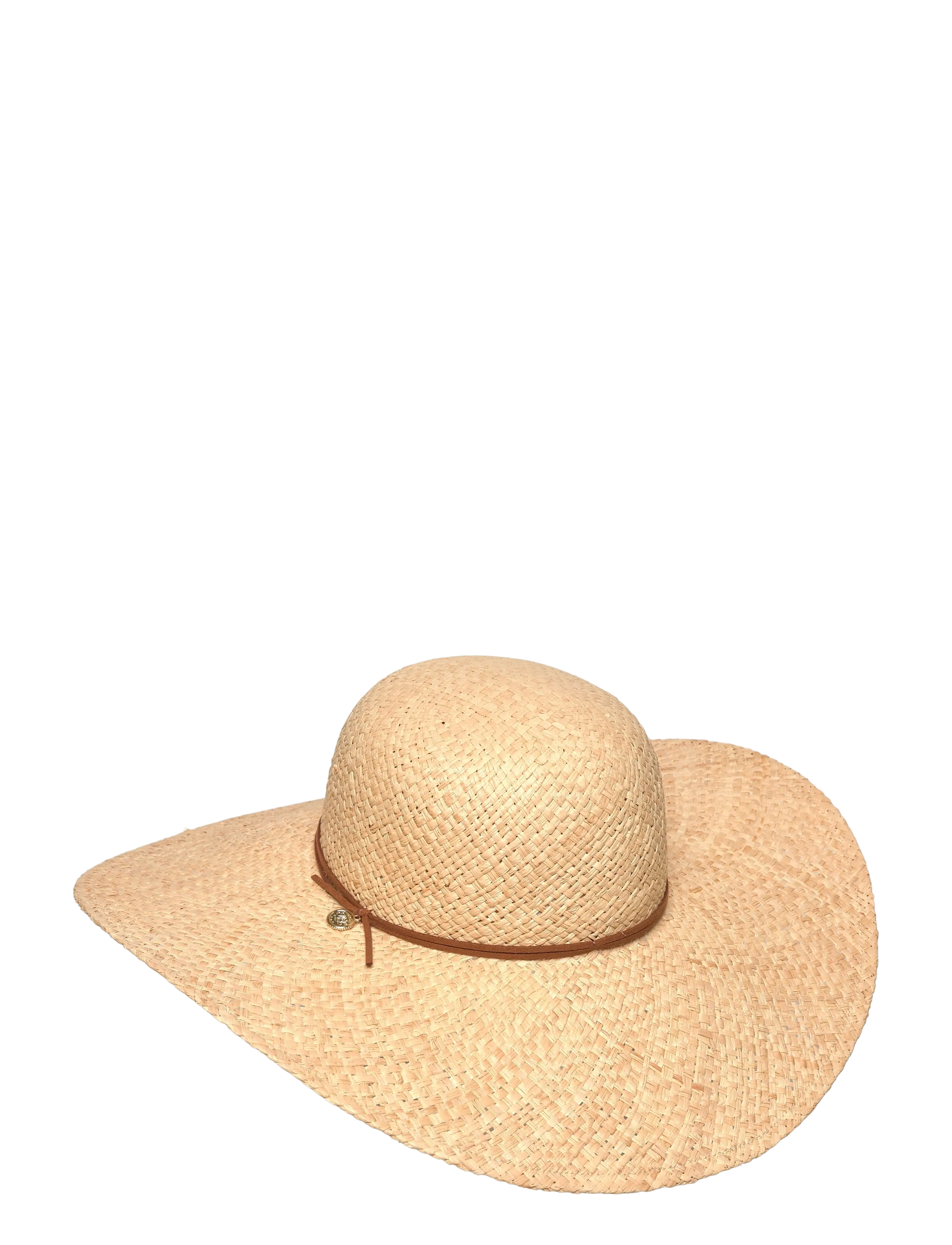 Lauren Ralph Lauren - Logo-Charm Raffia Sunhat - natural - 1