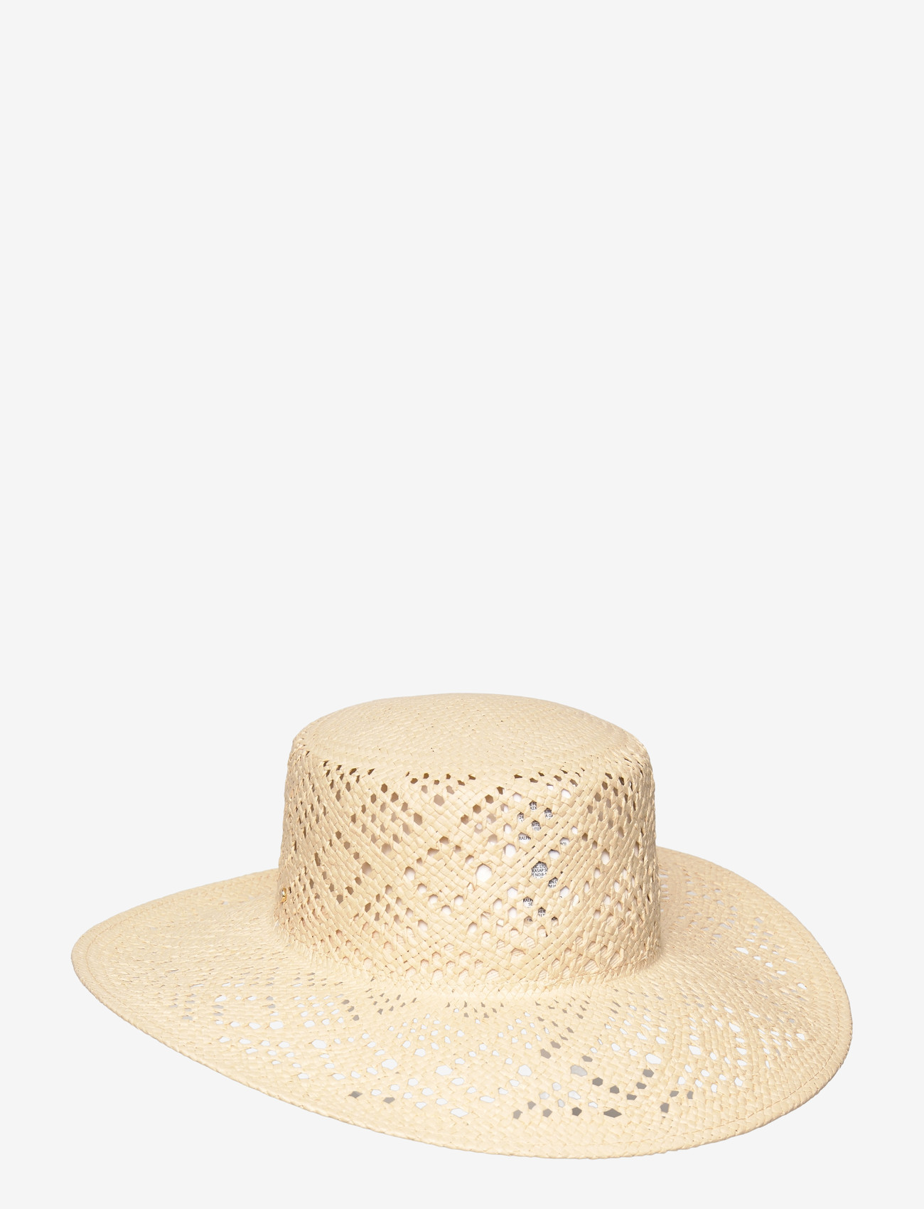 Lauren Ralph Lauren - Open-Worked Straw Sun Hat - strohhüte - light tan - 1