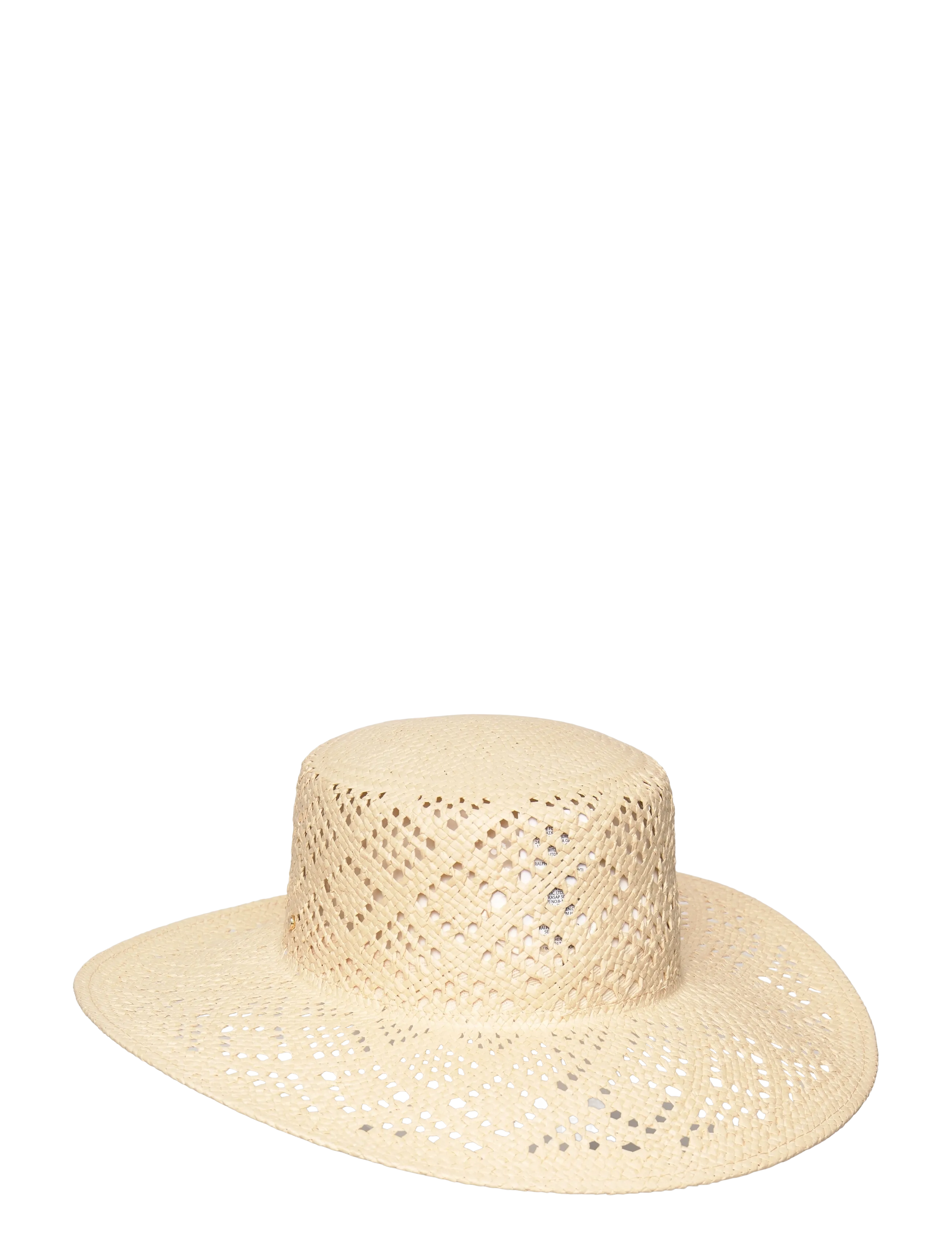Lauren Ralph Lauren - Open-Worked Straw Sun Hat - stråhatte - light tan - 1