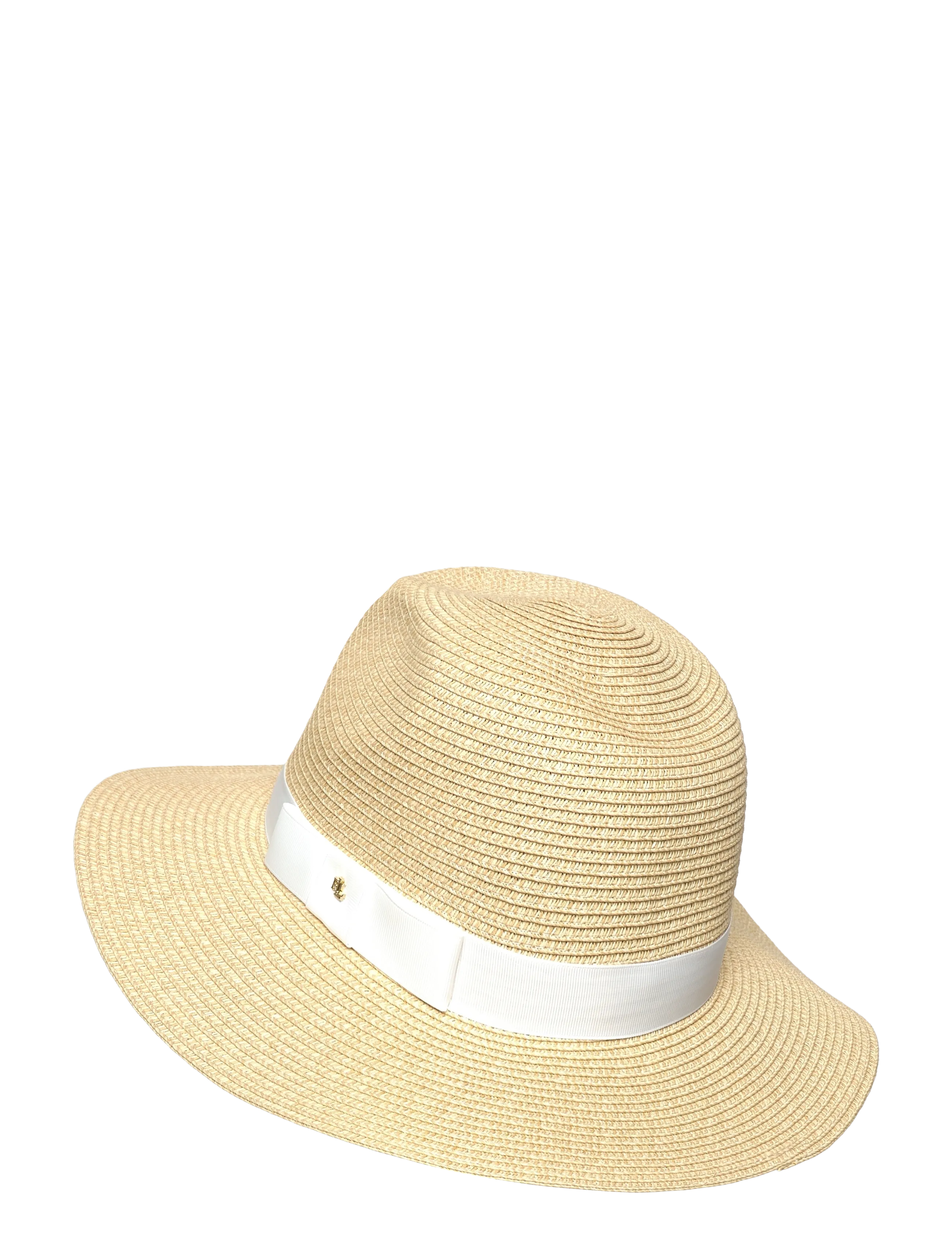 Lauren Ralph Lauren - Packable Plaited Straw Fedora - chapeau de paille - natural/white - 1