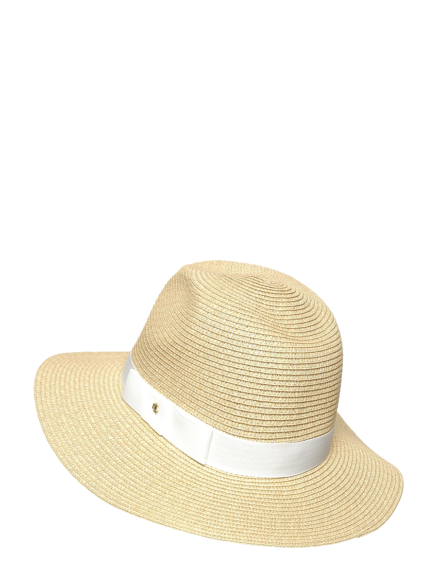 Lauren Ralph Lauren - Packable Plaited Straw Fedora - stråhatte - natural/white - 1