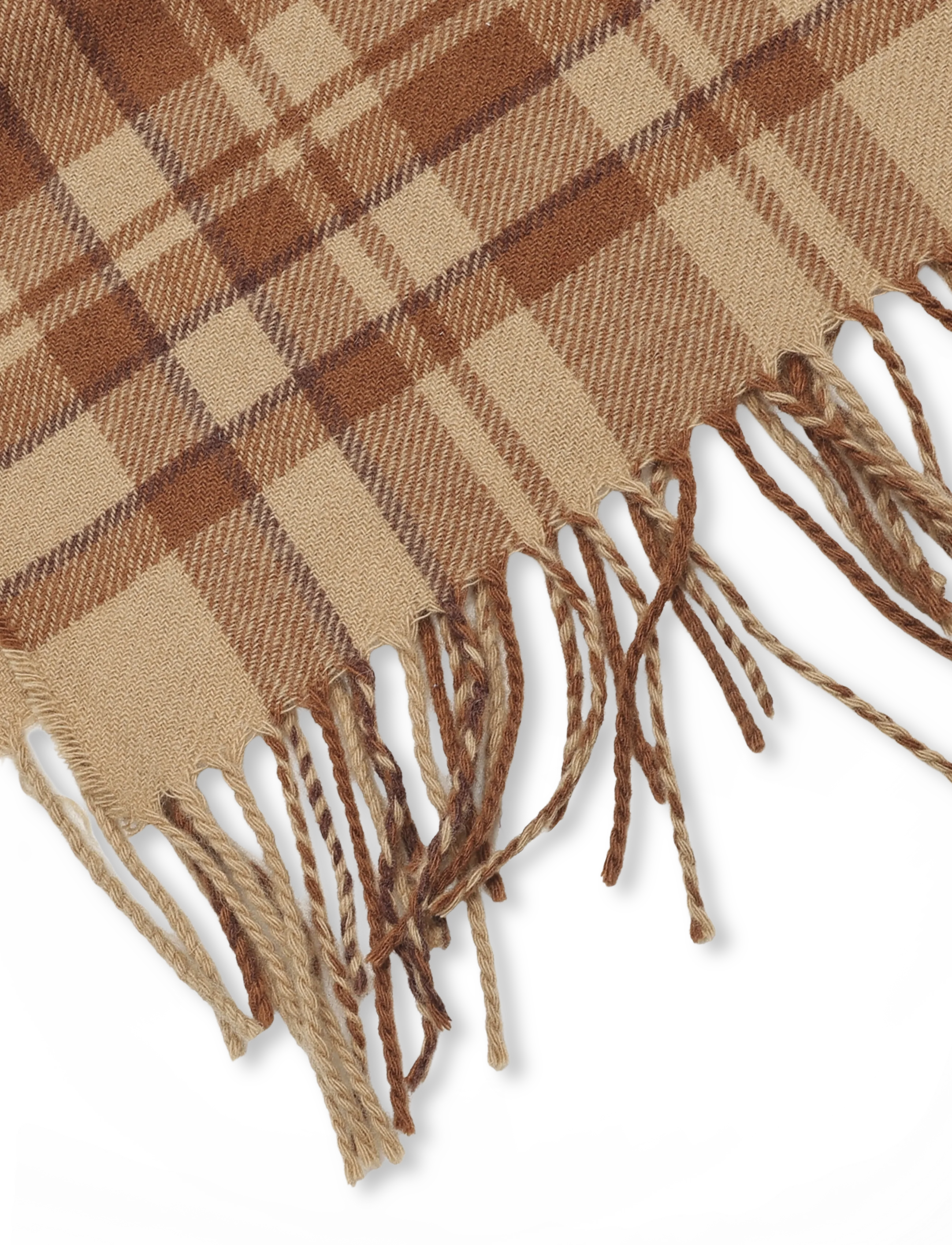 Lauren Ralph Lauren - WOOL BLEND-WL PLD SCF-SCF - talvesallid - camel multi - 2