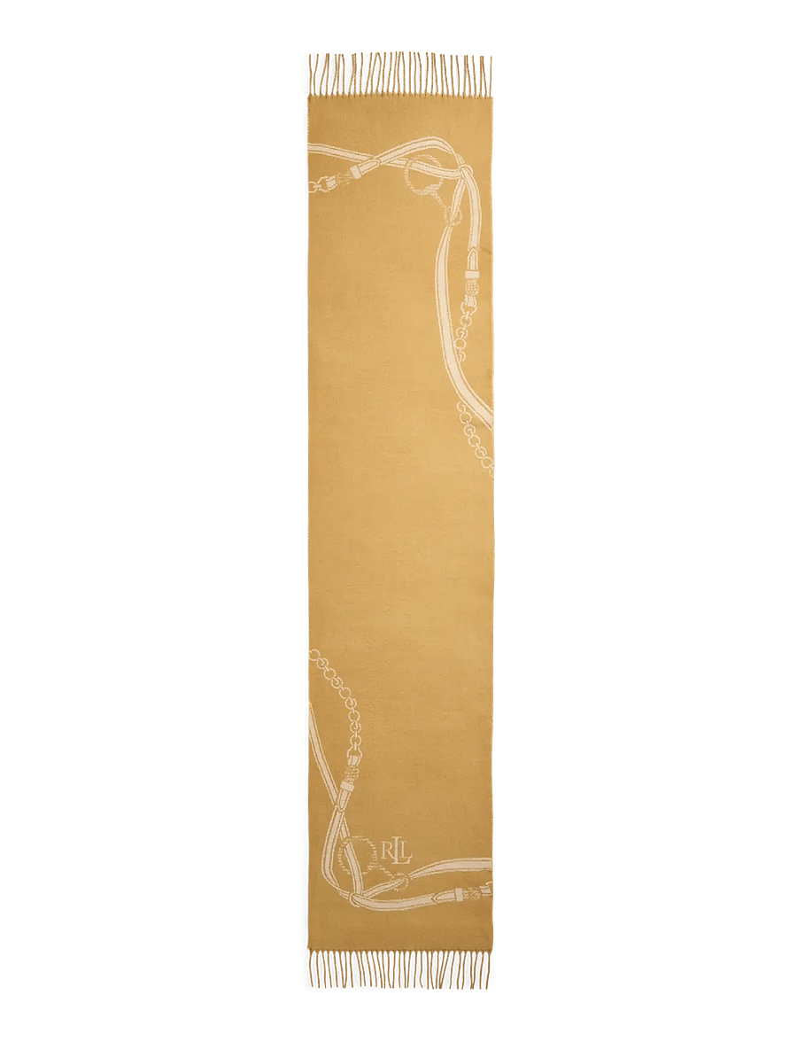 Lauren Ralph Lauren - Belting-Motif Scarf & Beanie Gift Set - winterschals - lauren camel - 1