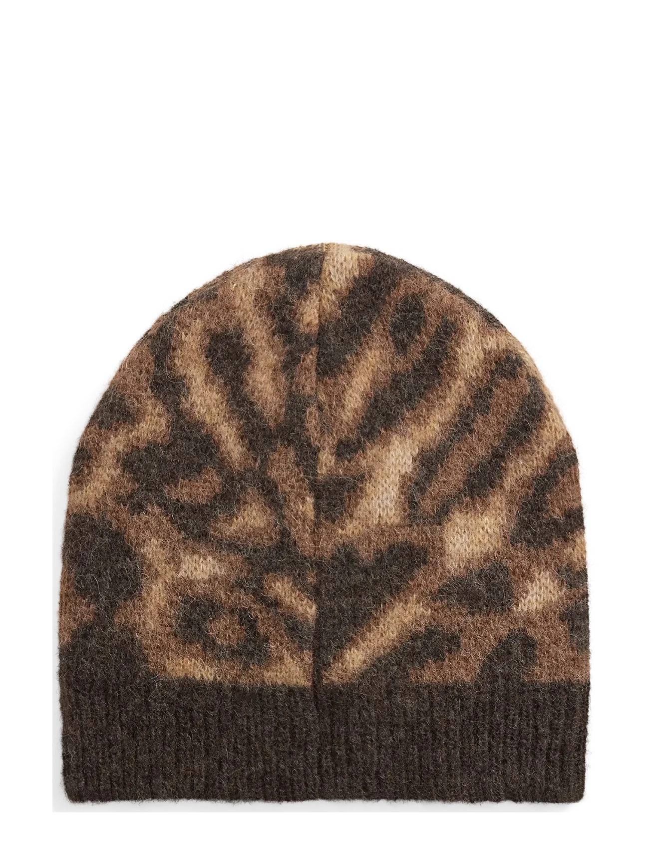 Lauren Ralph Lauren - Ocelot-Motif Knit Beanie - leopard/dk brown - 1