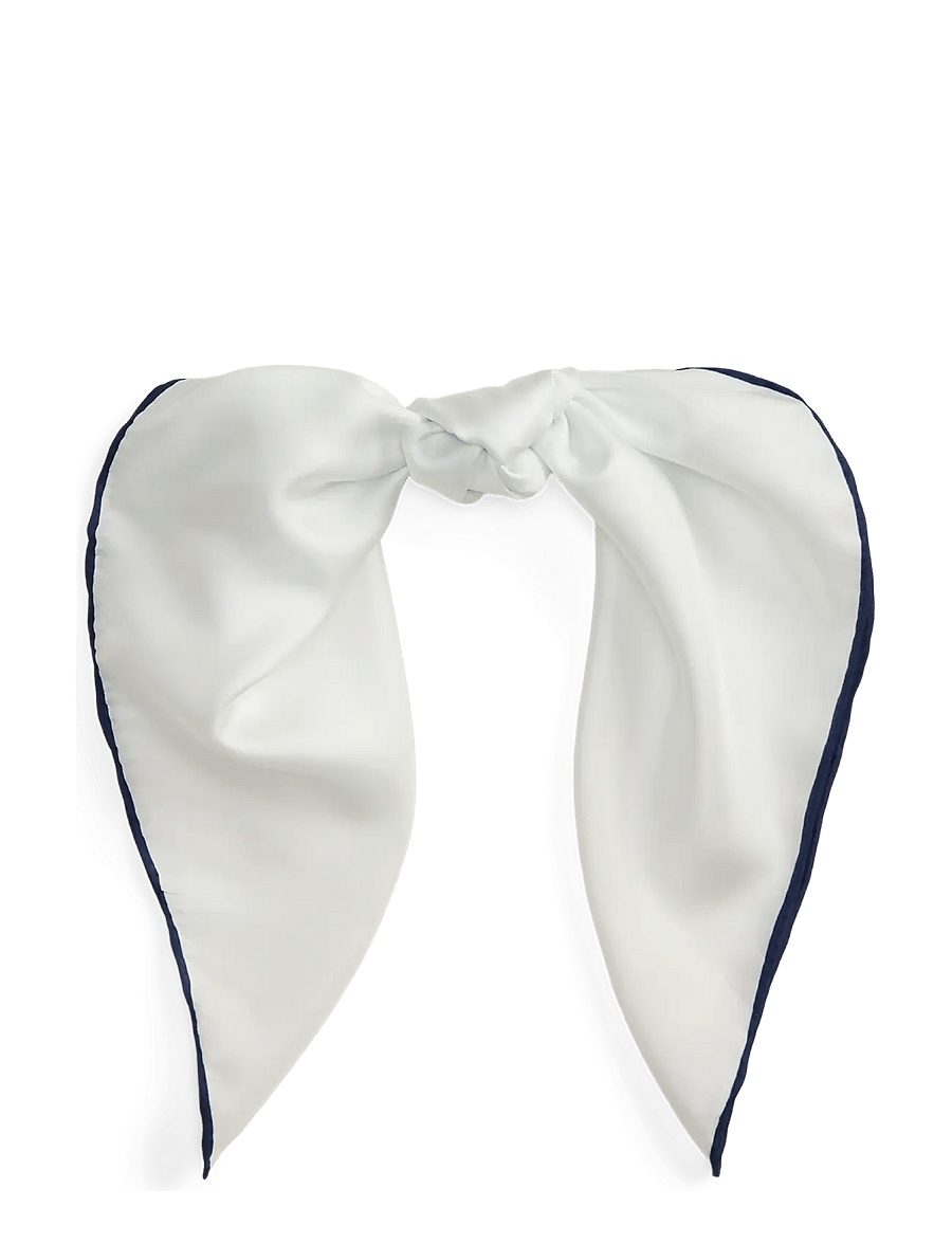 Lauren Ralph Lauren - Dog Silk Square Scarf - sjalar - mascarpone cream - 0