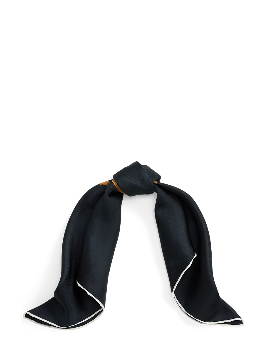 Lauren Ralph Lauren - Dog Silk Square Scarf - sjalar - navy multi - 0
