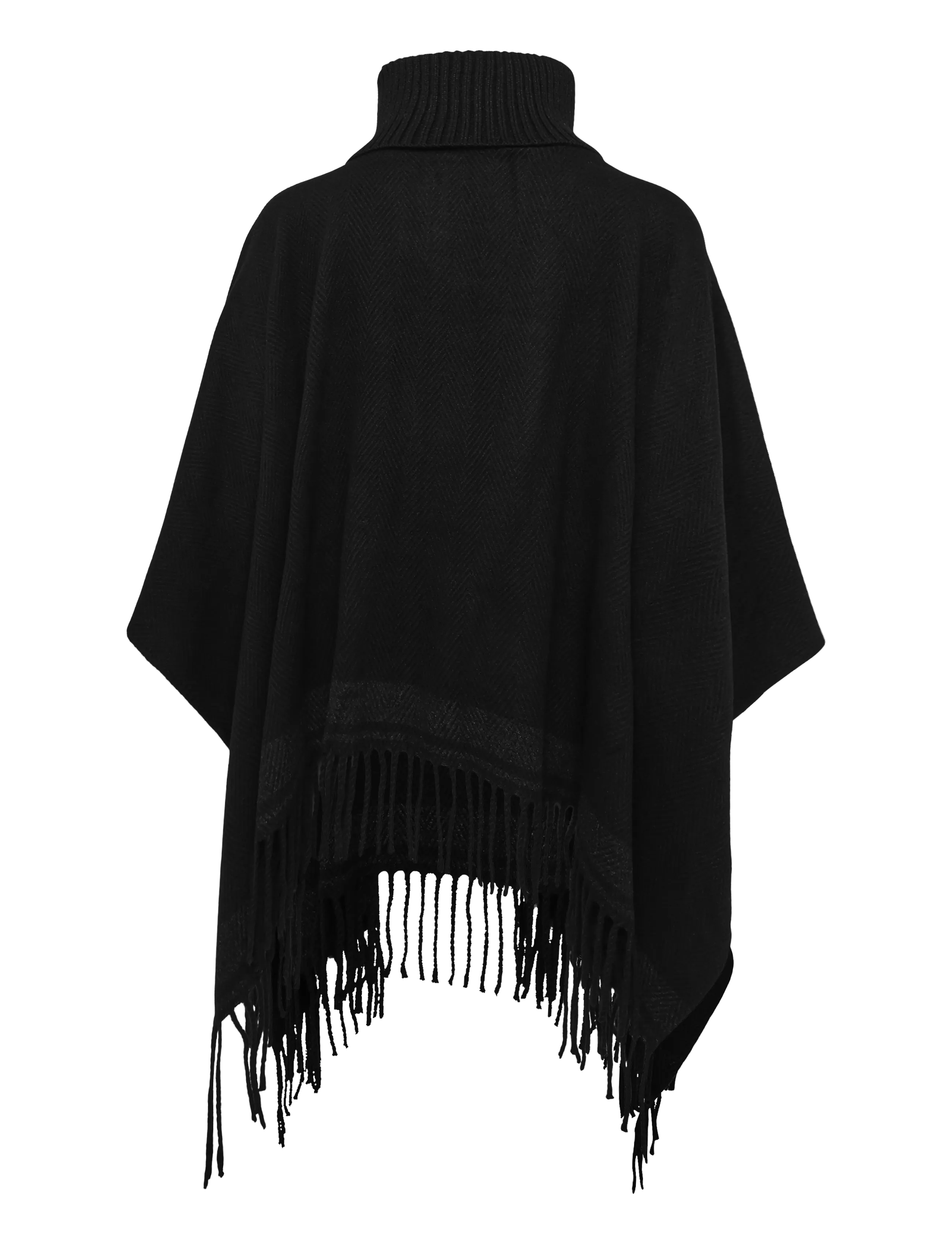 Lauren Ralph Lauren - POLYESTER BLEND-WVN RUA COL-PNC - mäntel - black/charcoal - 1