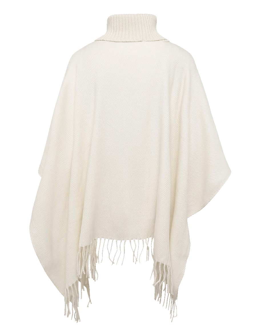 Lauren Ralph Lauren - POLYESTER BLEND-WVN RUA COL-PNC - frakker - cream - 1