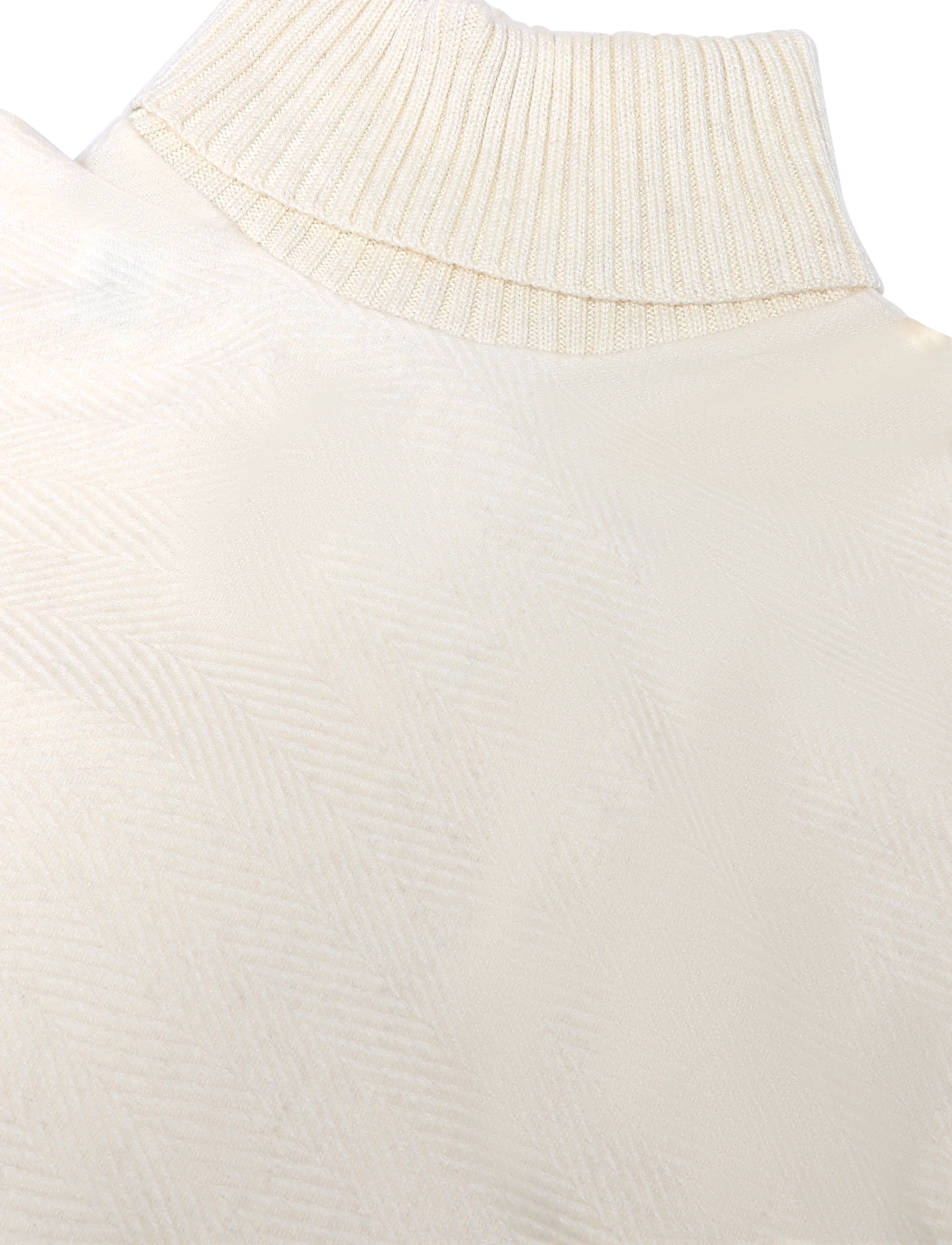 Lauren Ralph Lauren - POLYESTER BLEND-WVN RUA COL-PNC - frakker - cream - 2