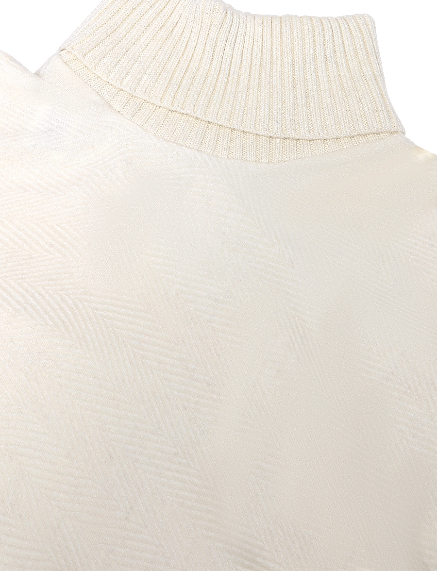 Lauren Ralph Lauren - POLYESTER BLEND-WVN RUA COL-PNC - frakker - cream - 2