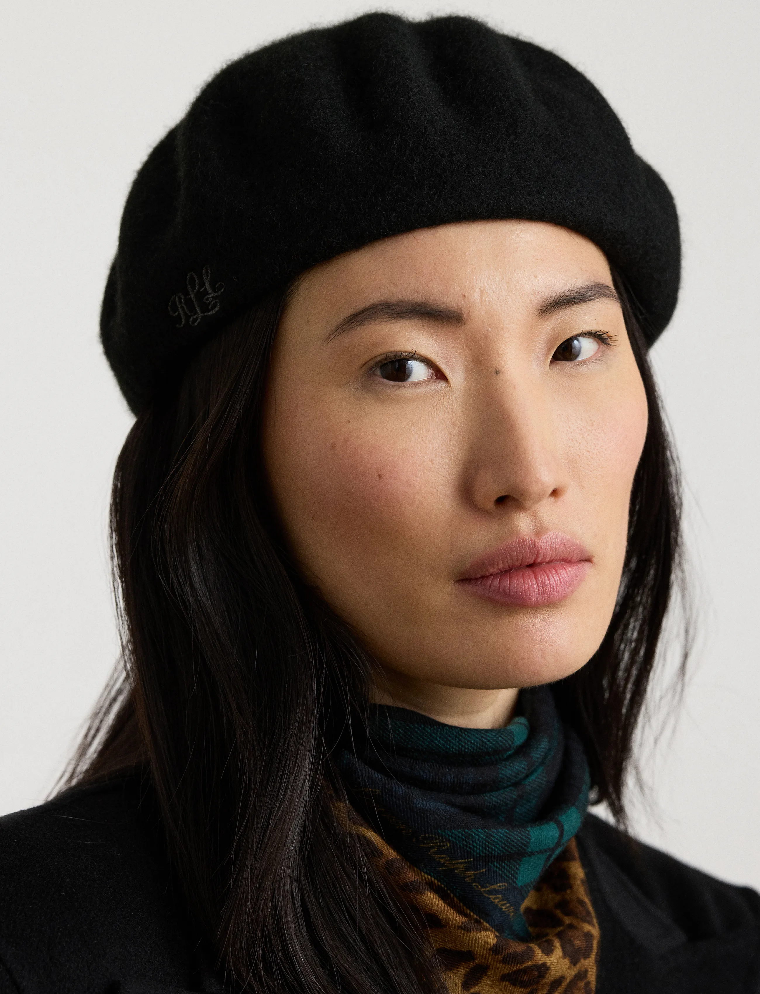 Lauren Ralph Lauren - Wool Beret - hattar - black - 0