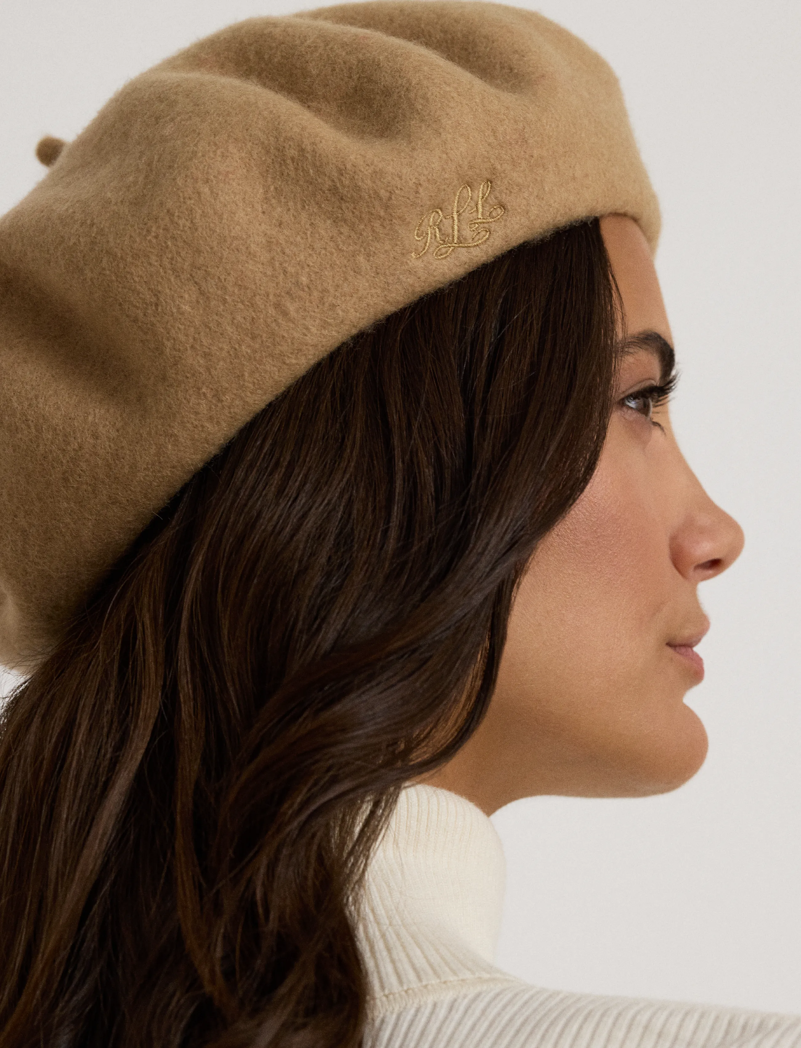 Lauren Ralph Lauren - Wool Beret - hattar - classic camel - 1