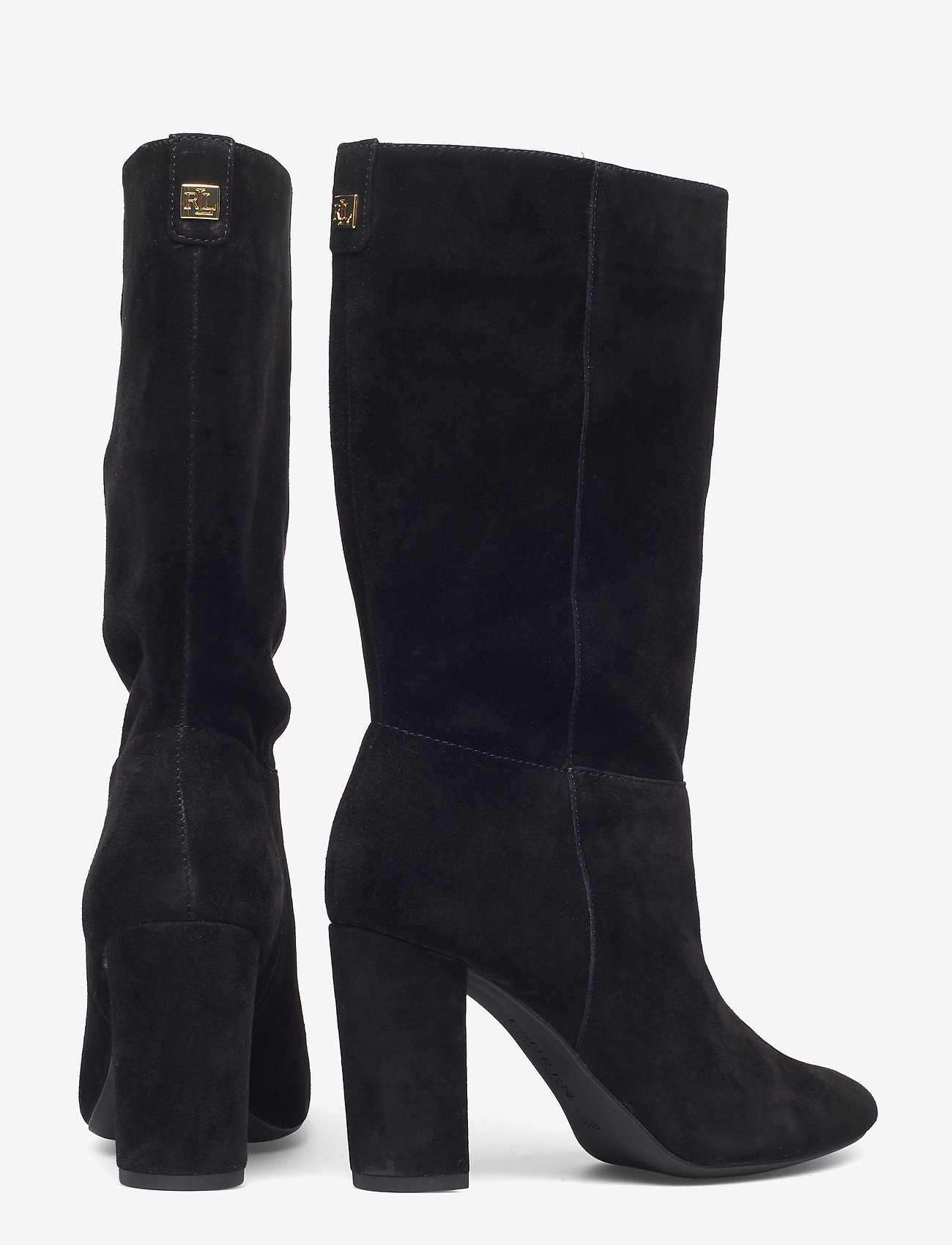 Lauren Ralph Lauren - Artizan Suede Boot - black - 4