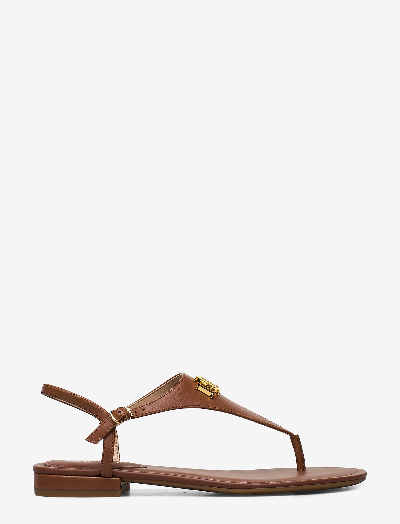 Lauren Ralph Lauren - Ellington Leather Sandal - deep saddle tan - 1