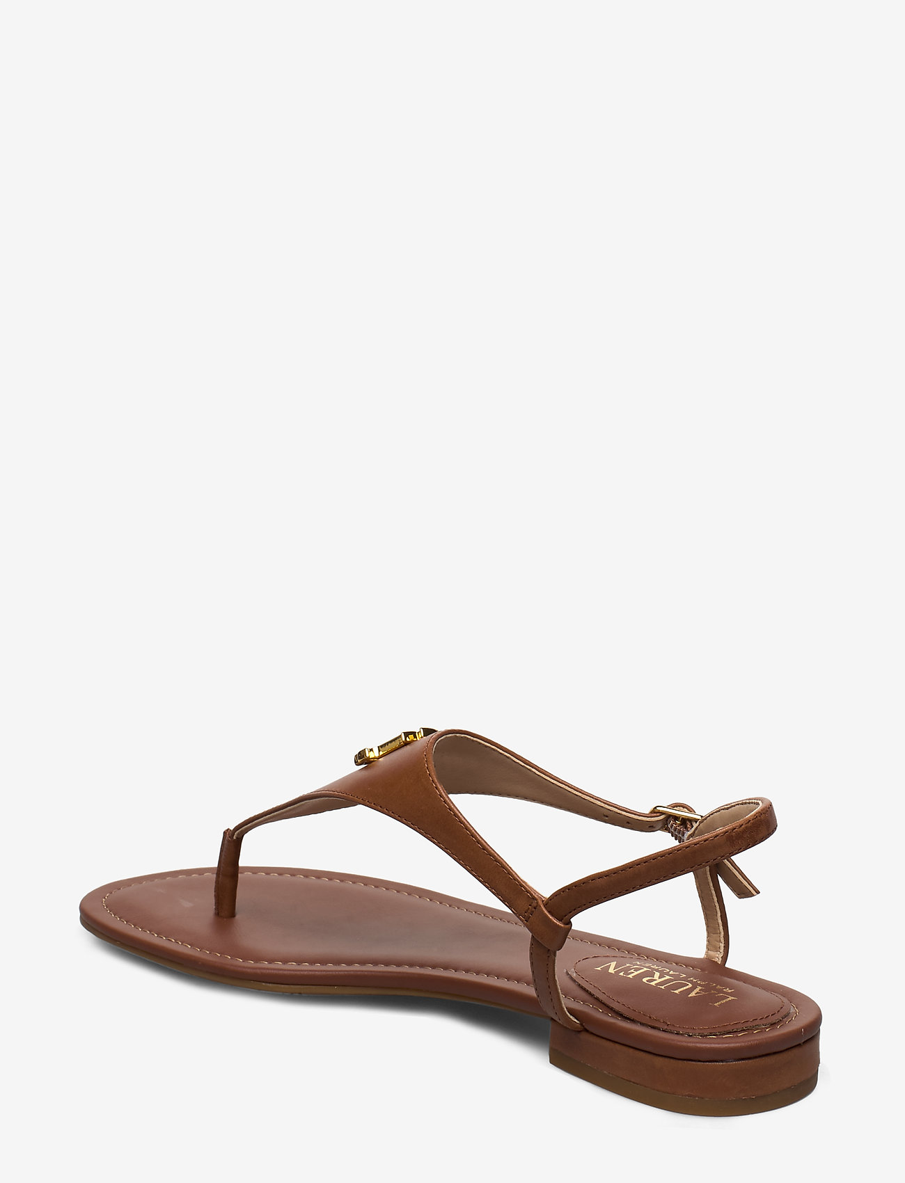 Lauren Ralph Lauren - Ellington Leather Sandal - deep saddle tan - 2