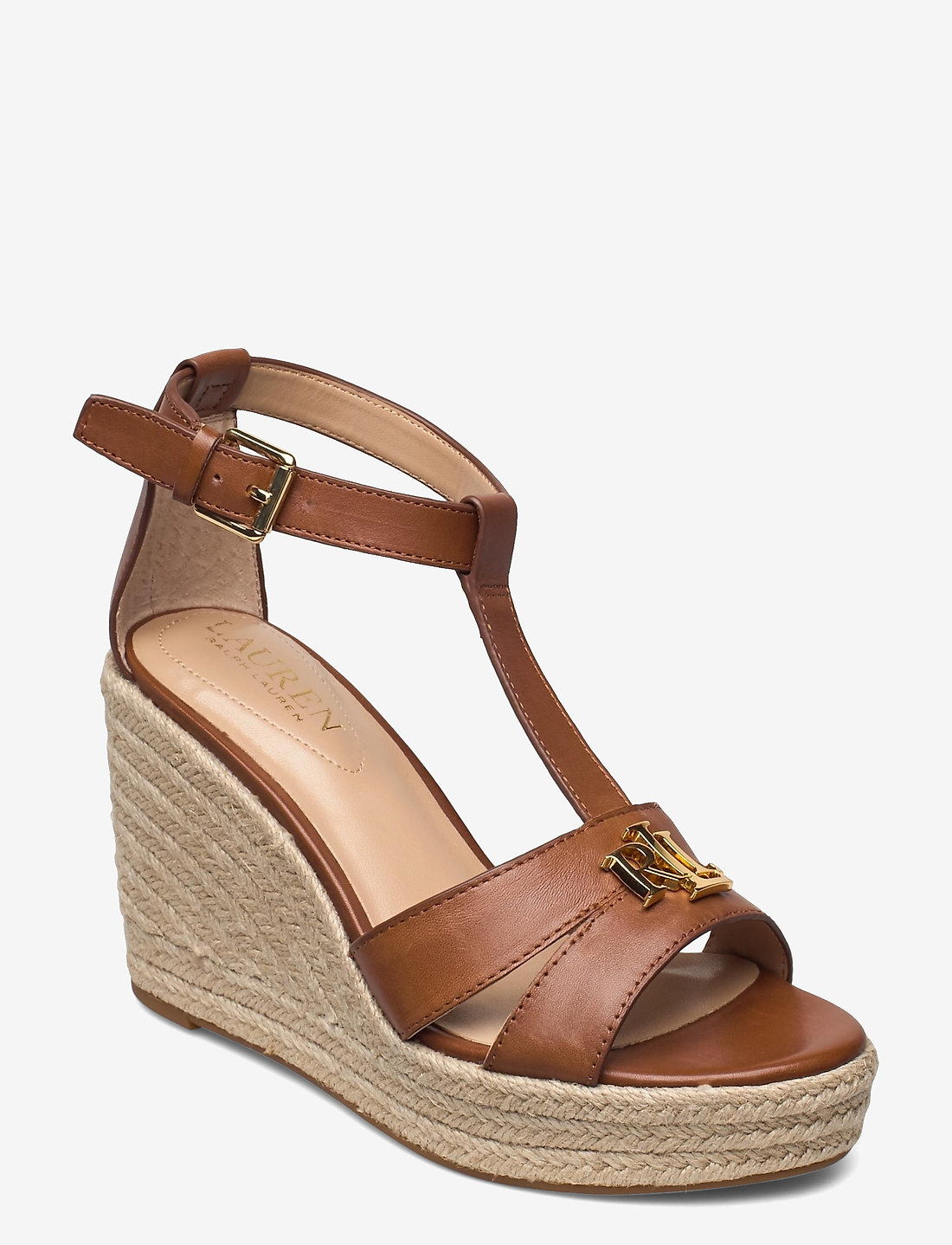 Ralph lauren tan wedges Clearance