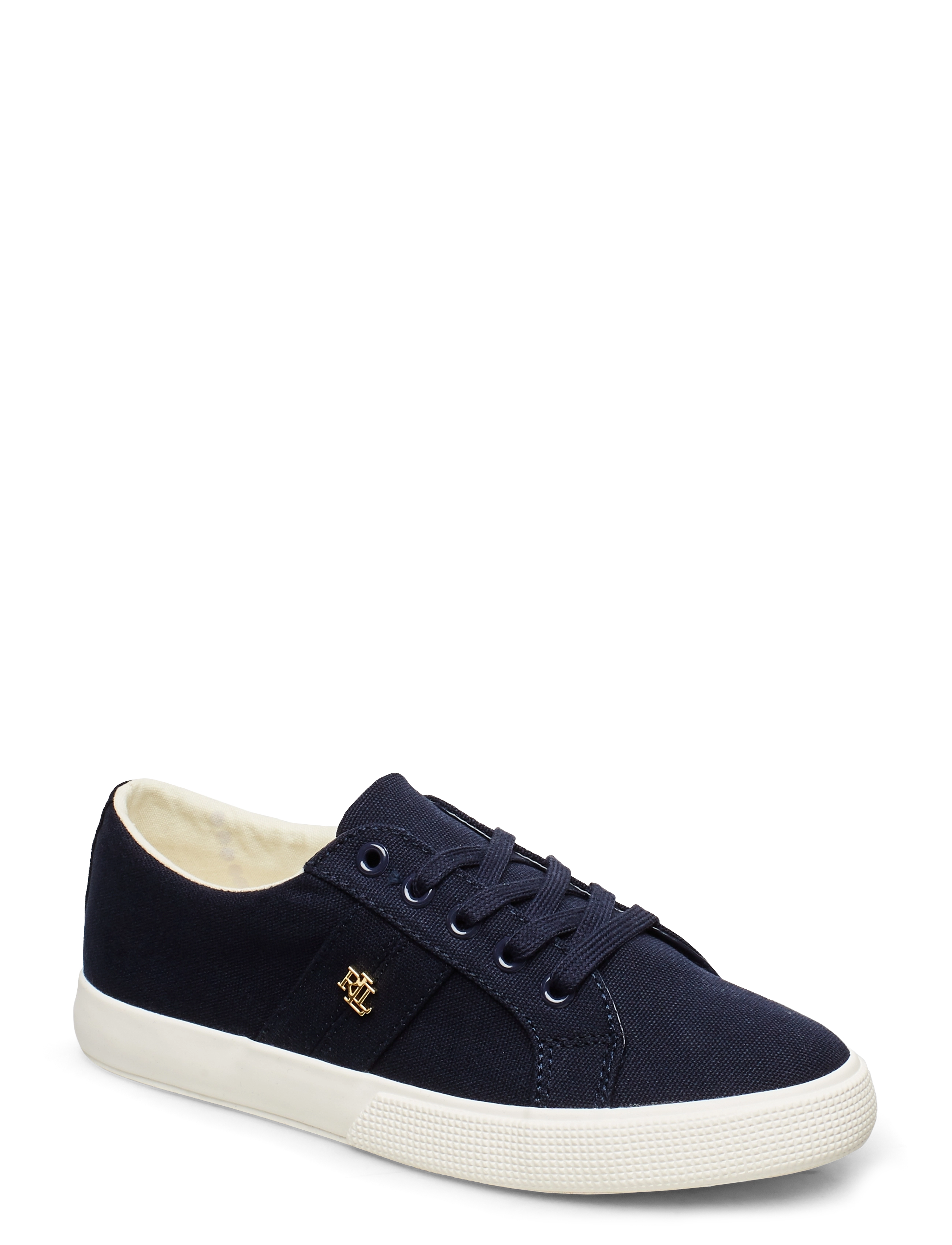 Lauren Ralph Lauren Janson II Canvas Sneaker - Sko - LAUREN NAVY / navy