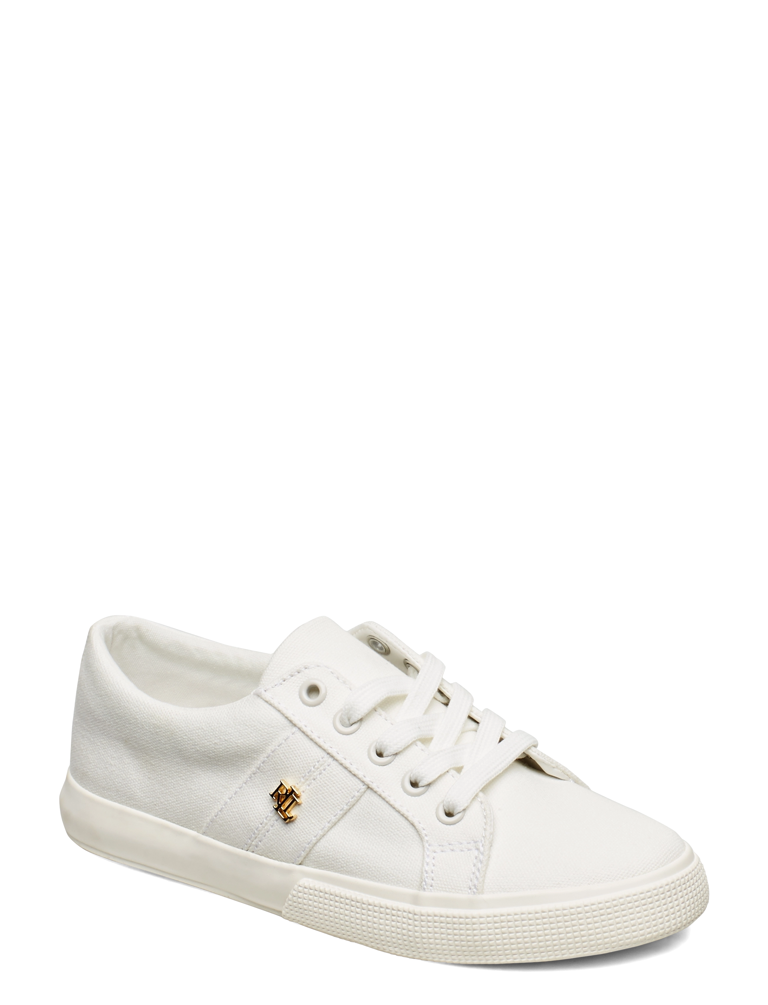 Lauren Ralph Lauren Janson II Canvas Sneaker - Sko - OPTIC WHITE / white